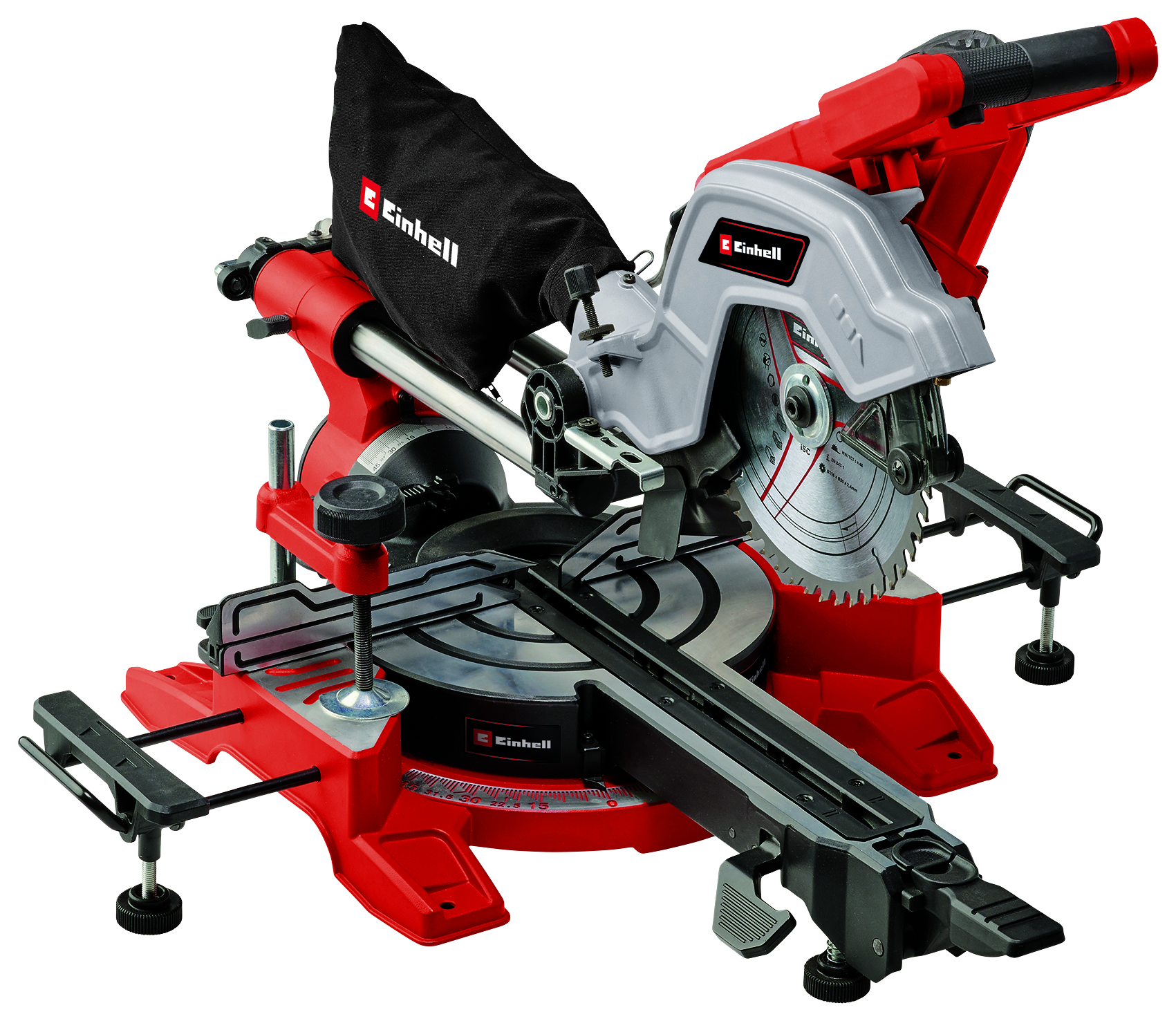 Einhell TE-SM 8 L Dual Double Bevel Sliding Mitre Saw - 216mm