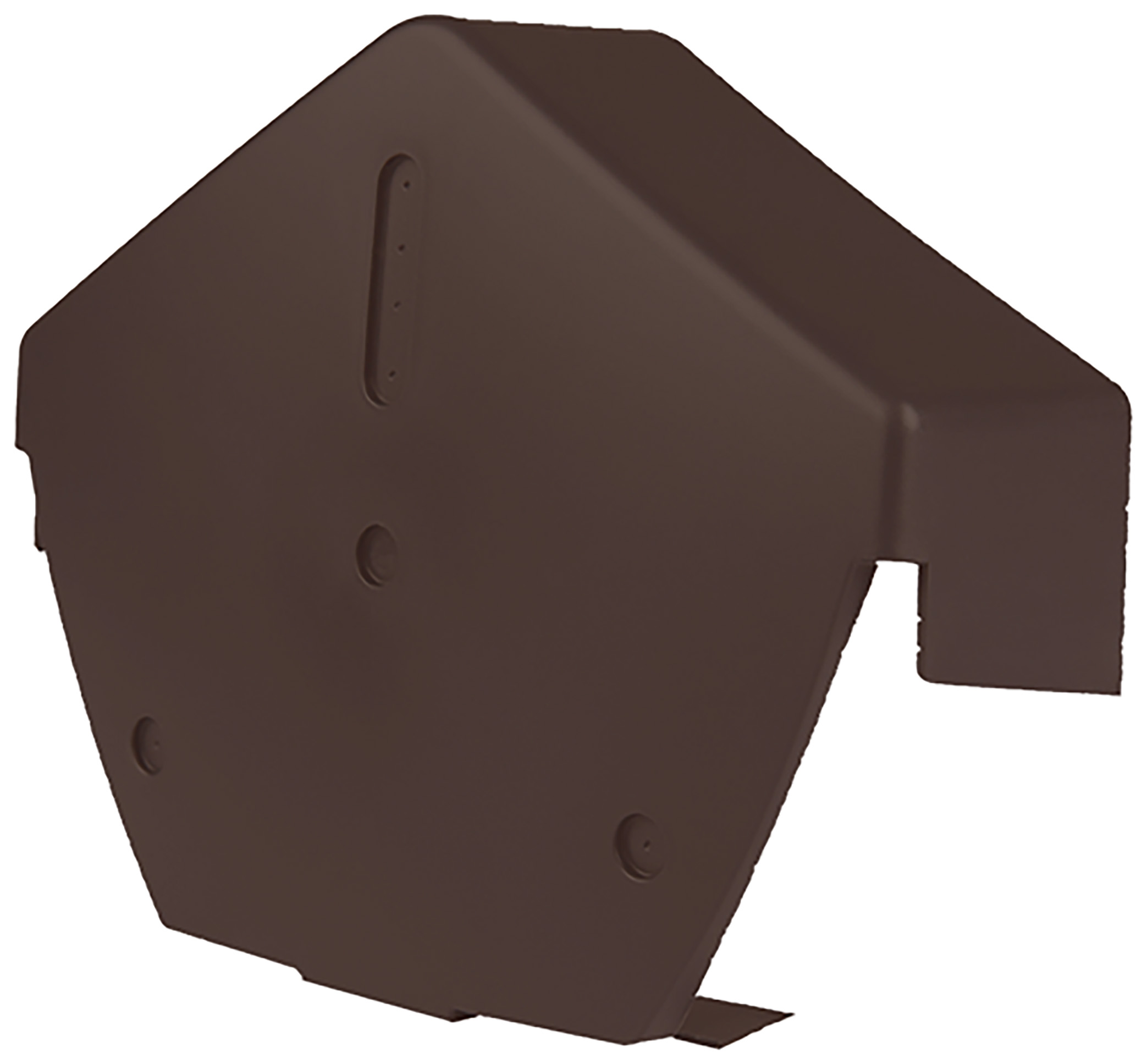 CromaVerge Premium Angled Centre Ridge Cap - Brown - Pack of 10