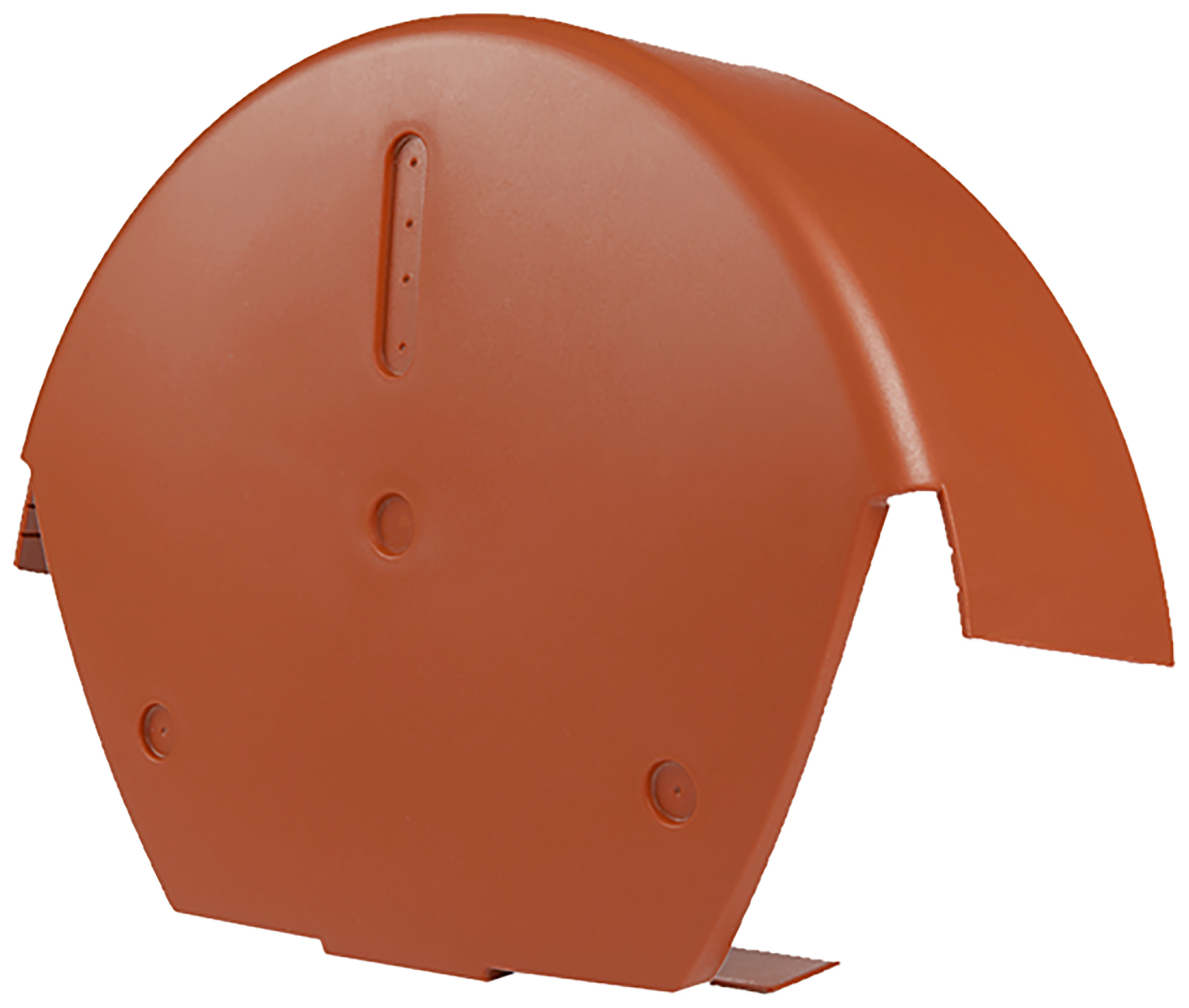 CromaVerge Premium Round Centre Ridge Cap - Terracotta - Pack of 10