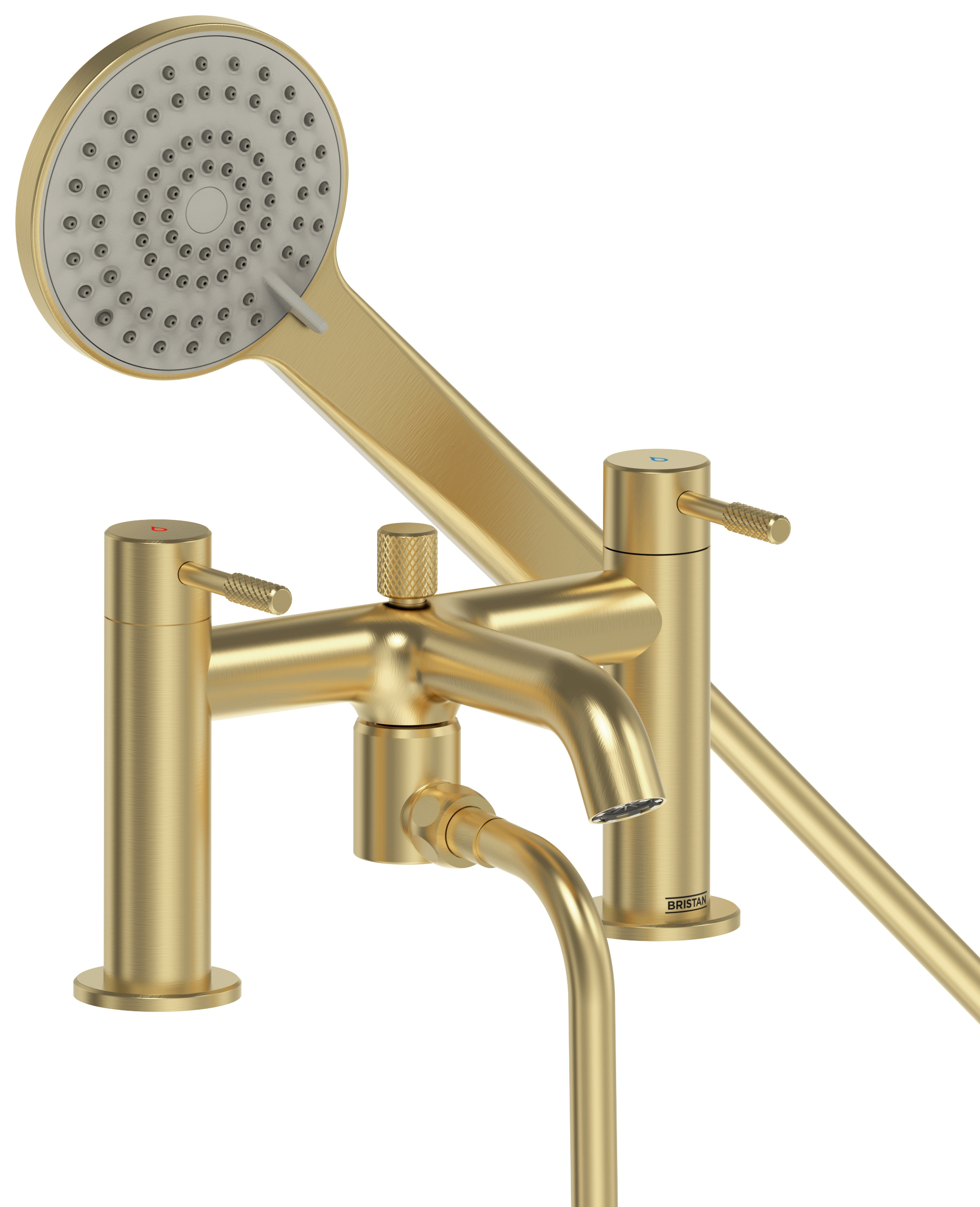 Molida Bath Shower Mixer Tap - Brushed Brass