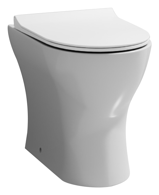 Nuie Freya Round Easy Clean Back To Wall Toilet Pan & Soft Close Seat