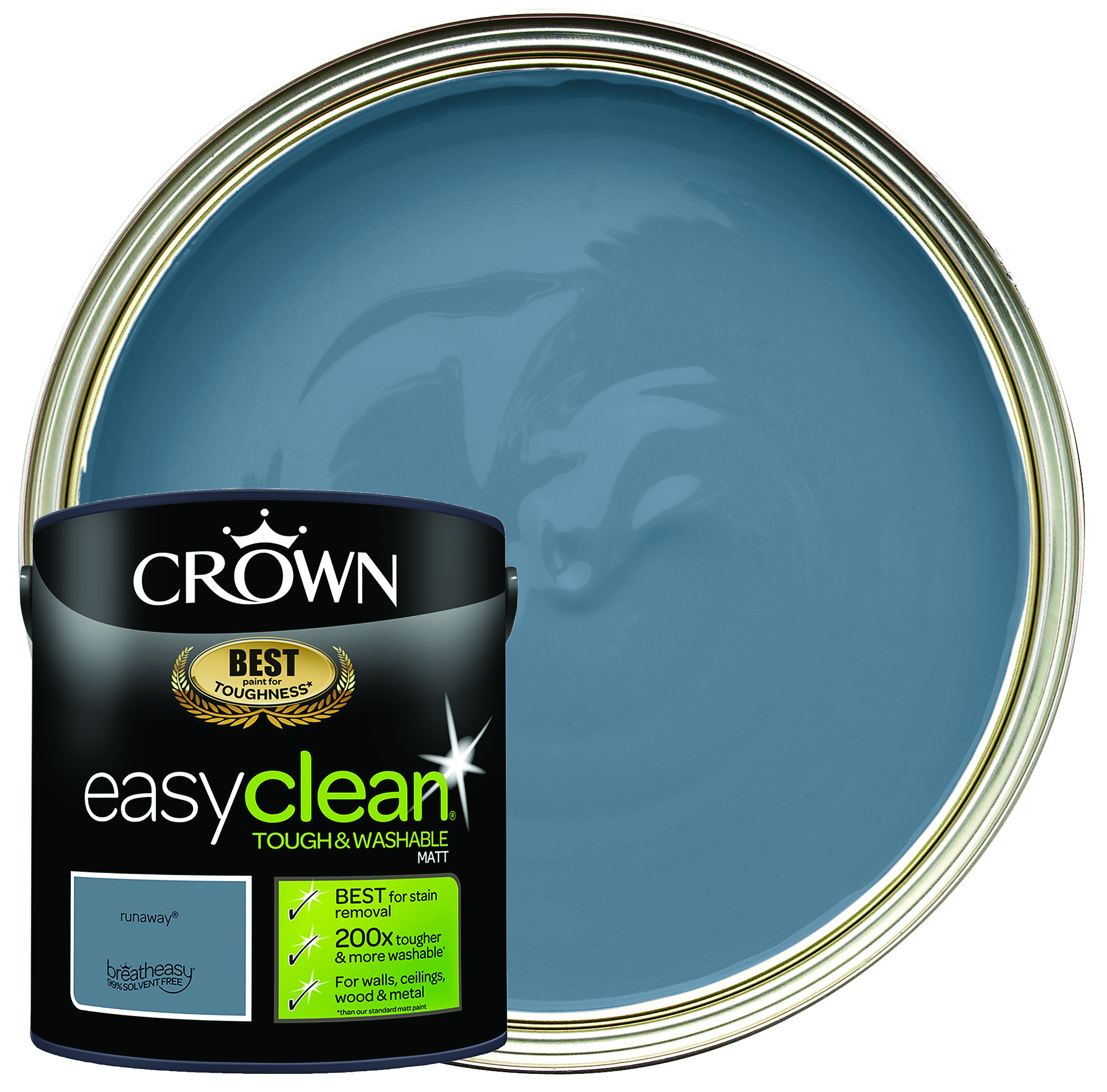 Crown easyclean Matt Emulsion Runaway 2.5L