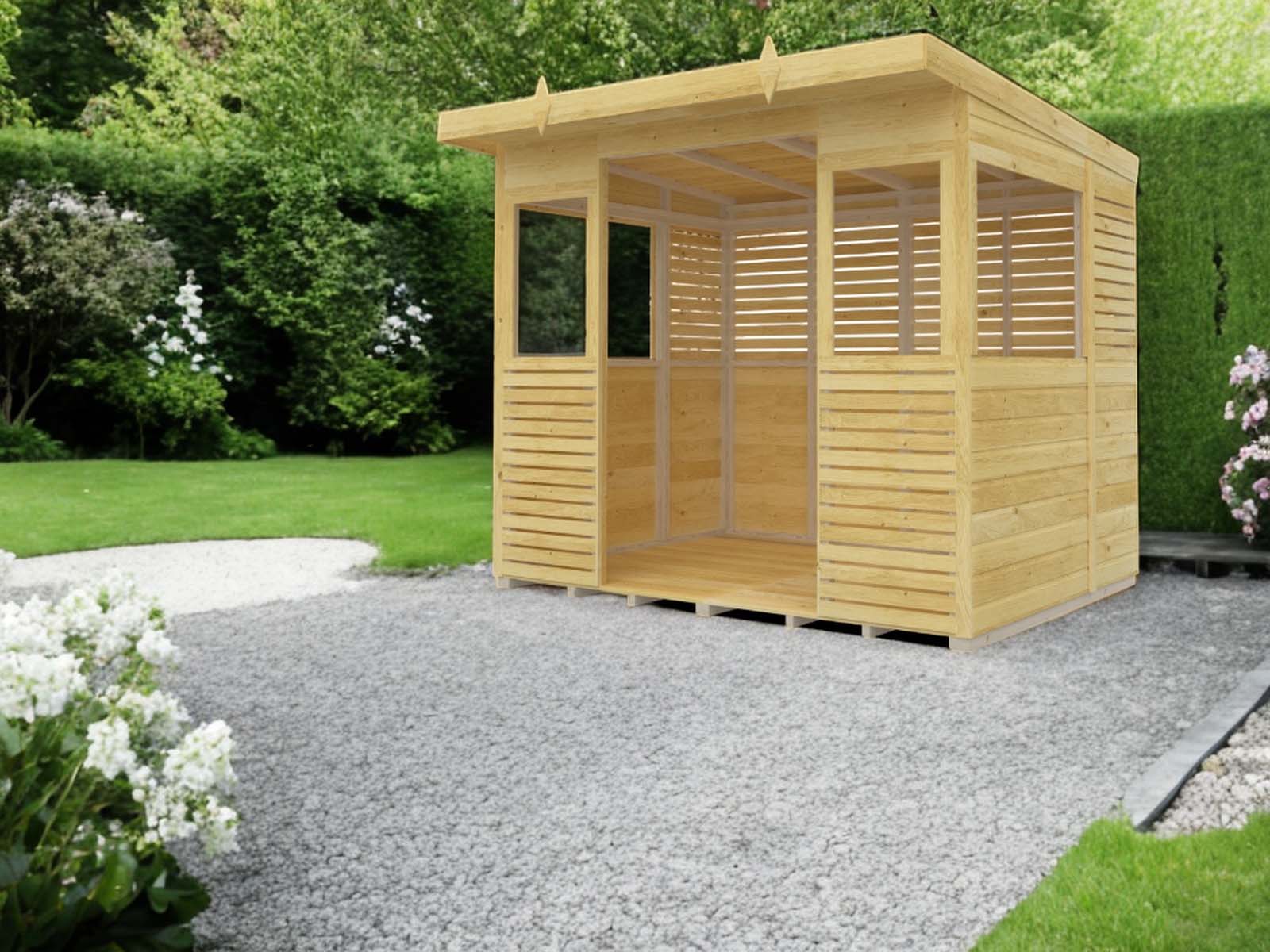 DIY Sheds Timber BBQ/Outdoor Kitchen 8 x 6ft