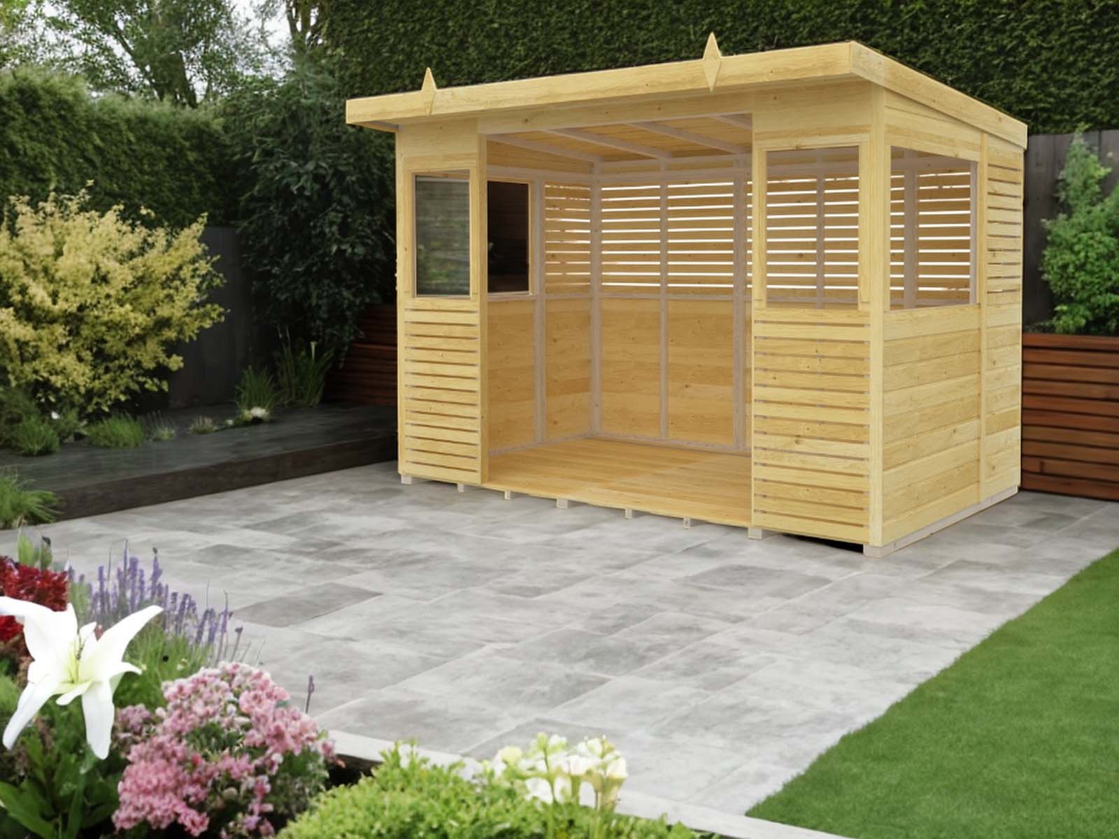 DIY Sheds Timber BBQ/Outdoor Kitchen 10 x 6ft