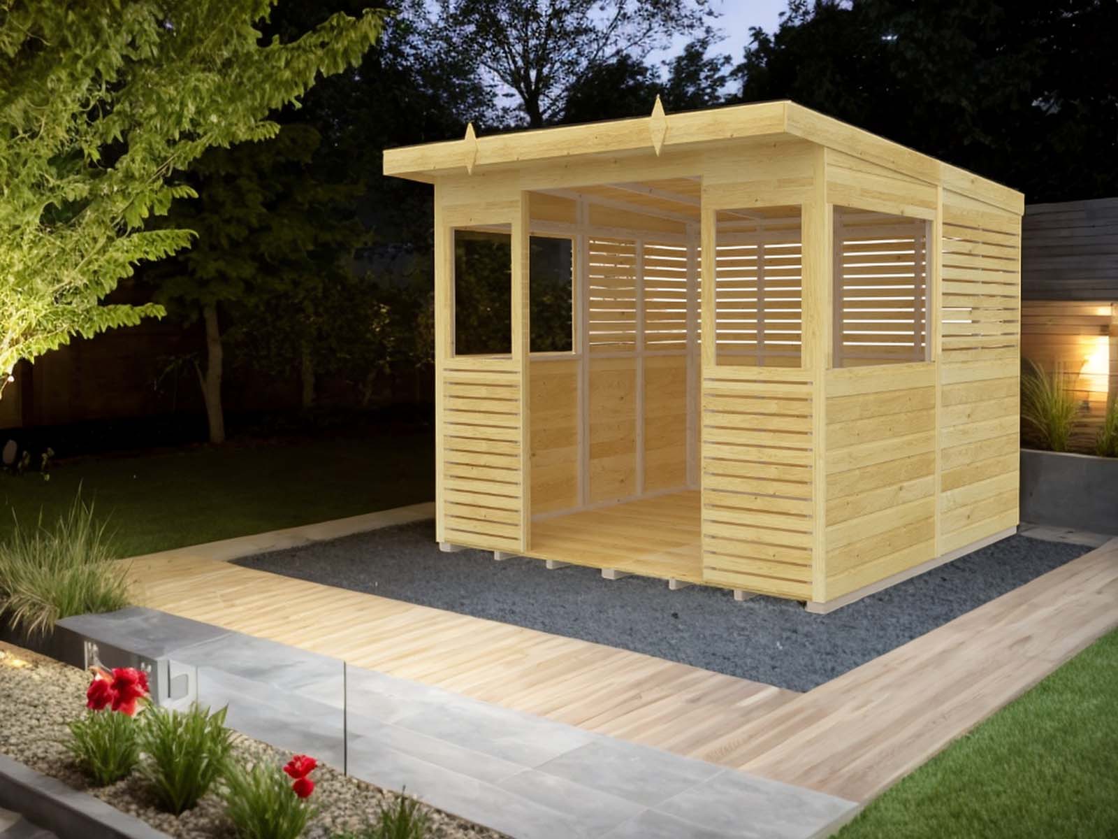 DIY Sheds Timber BBQ/Outdoor Kitchen 8 x 8ft