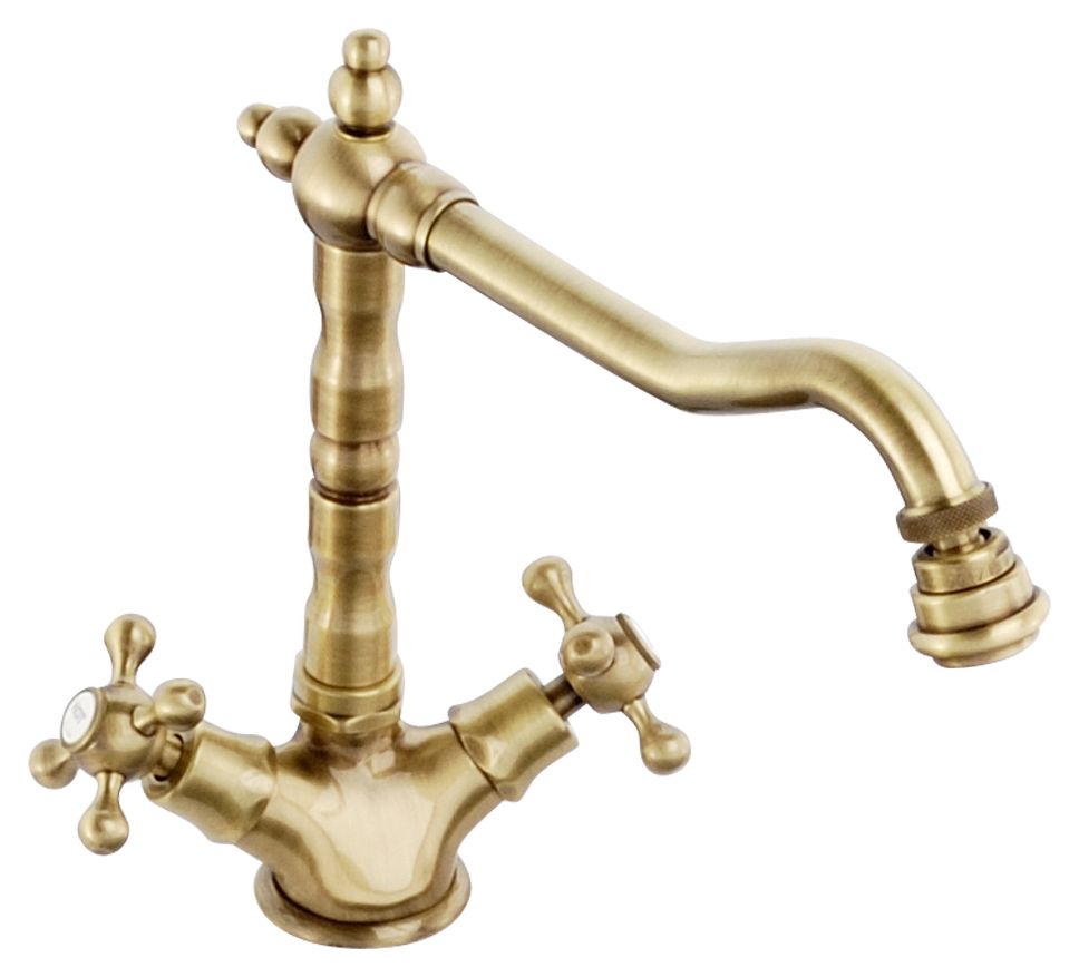 Abode - Melford Monobloc Kitchen Tap - Antique Brass