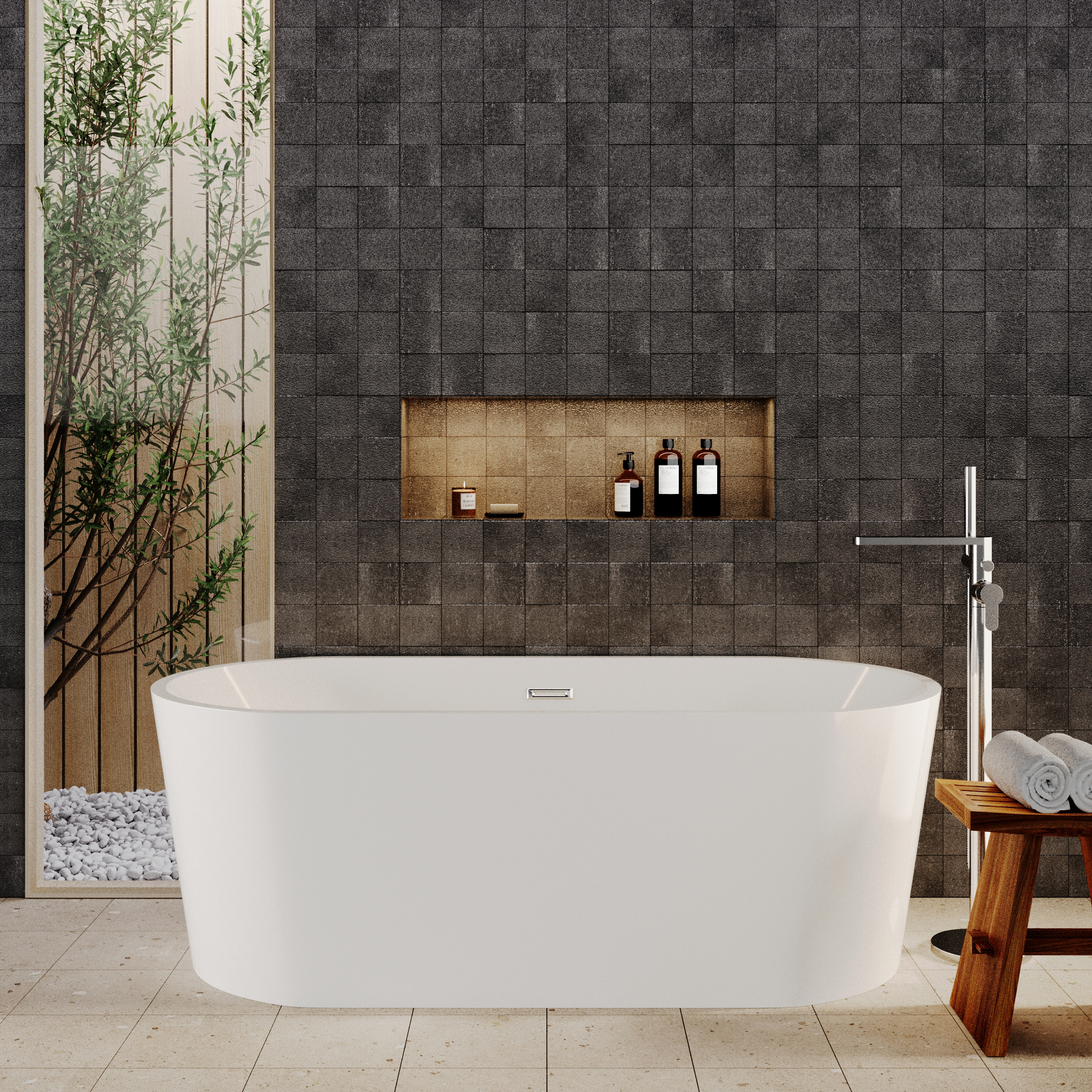 Balterley Oval Freestanding Bath - 1700x780