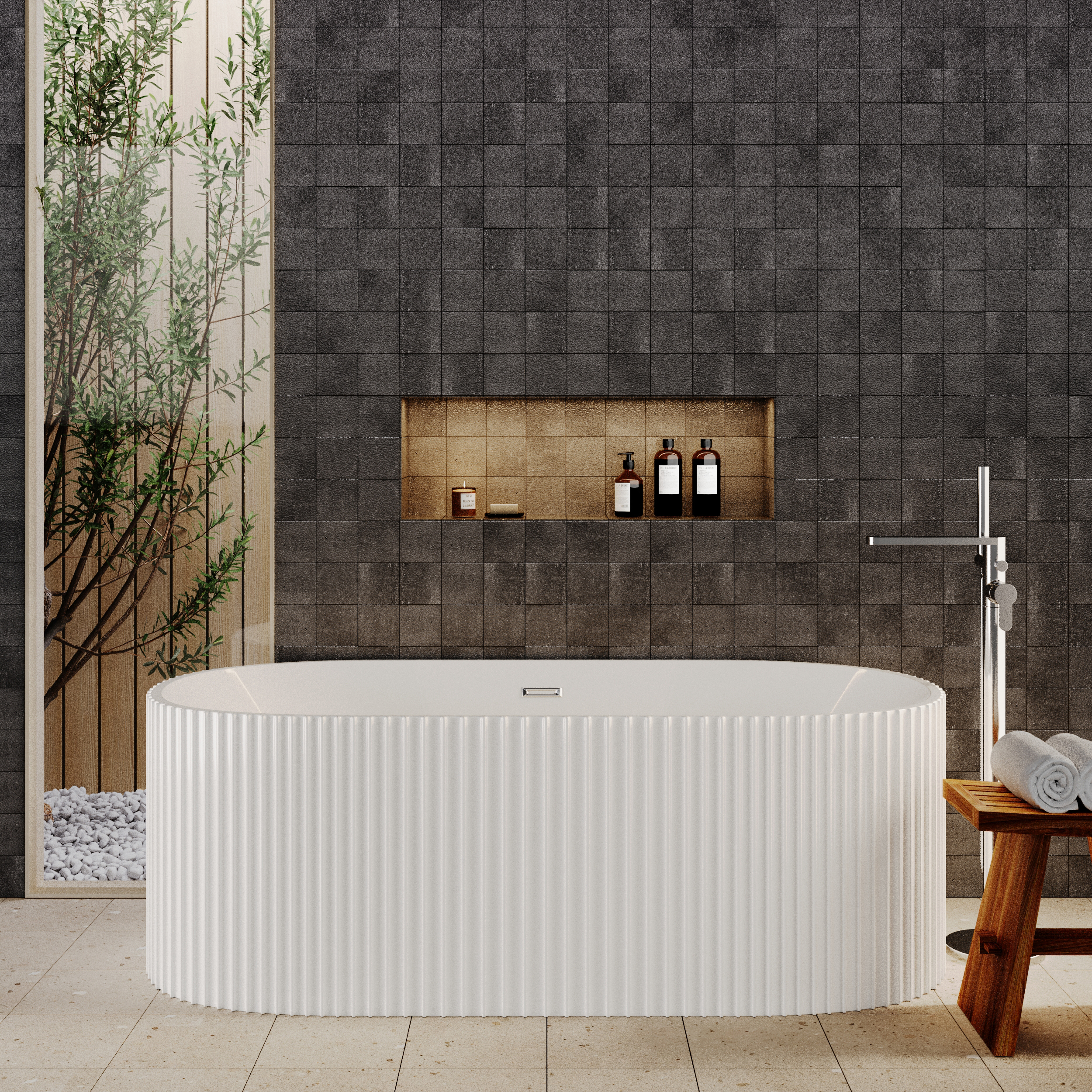 Balterley Oval Freestanding Bath - 1700x780x580