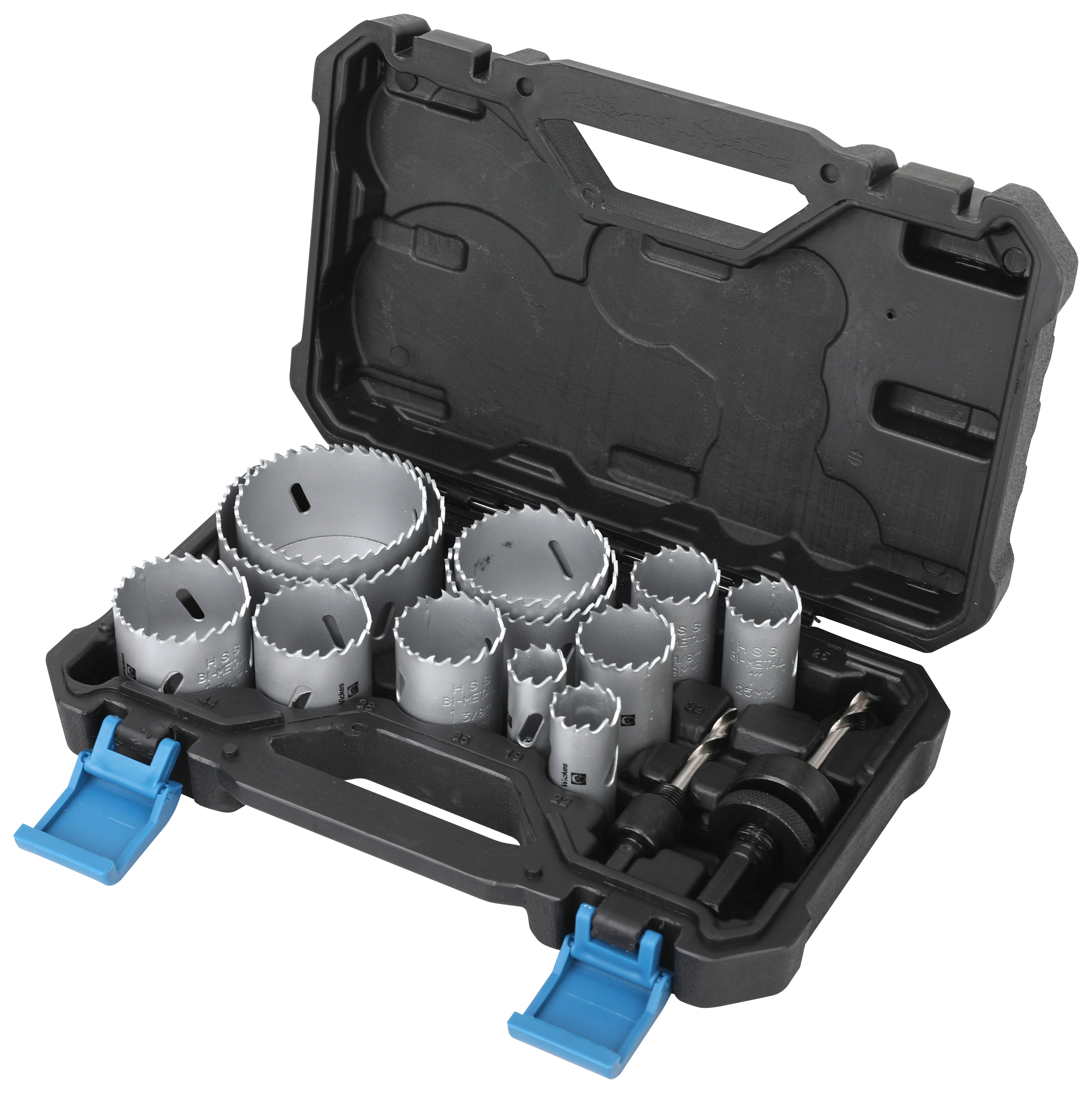 Wickes 12 Piece Multipurpose Hole Saw Set
