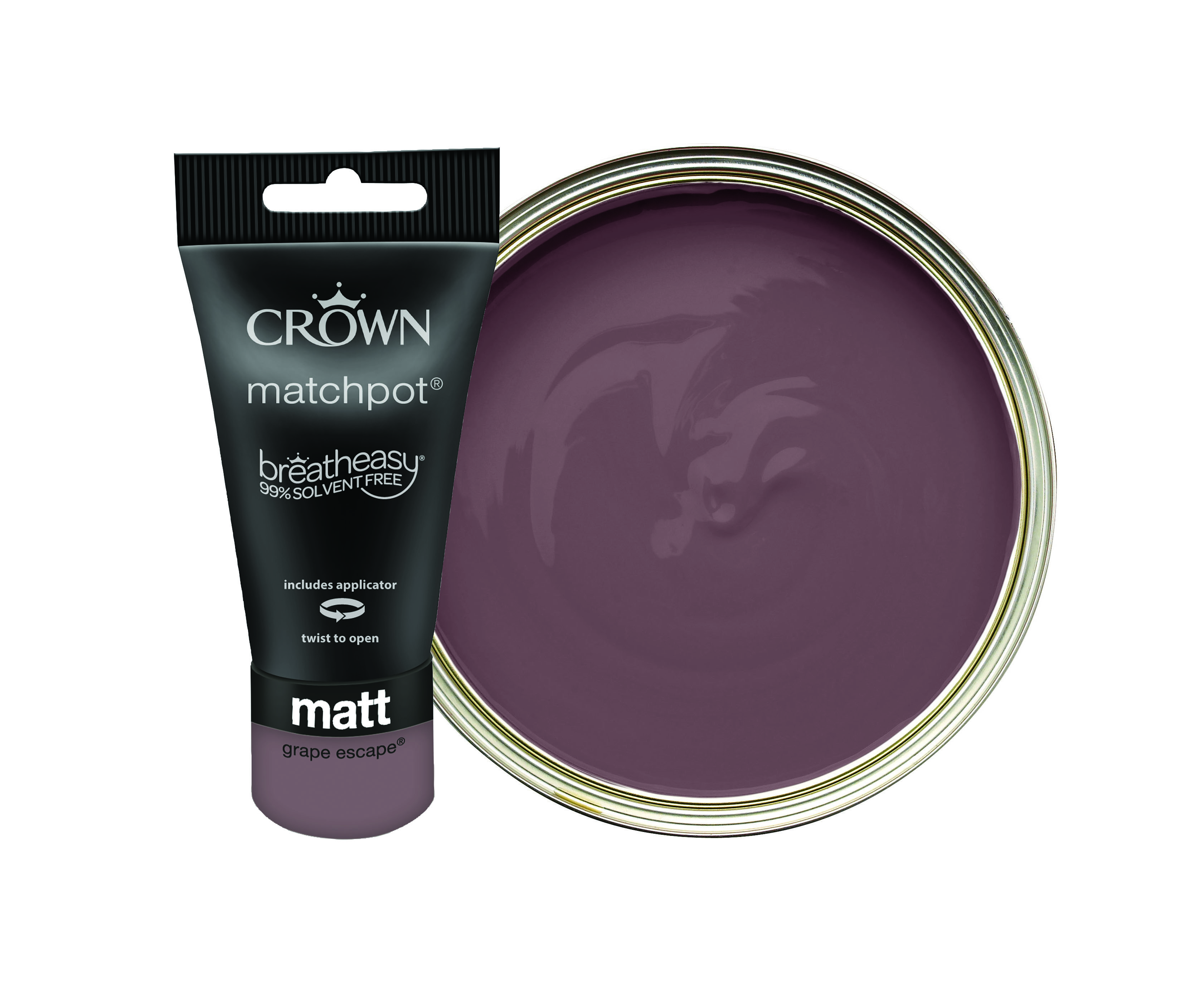 Crown Matt Emulsion Grape Escape 40ML