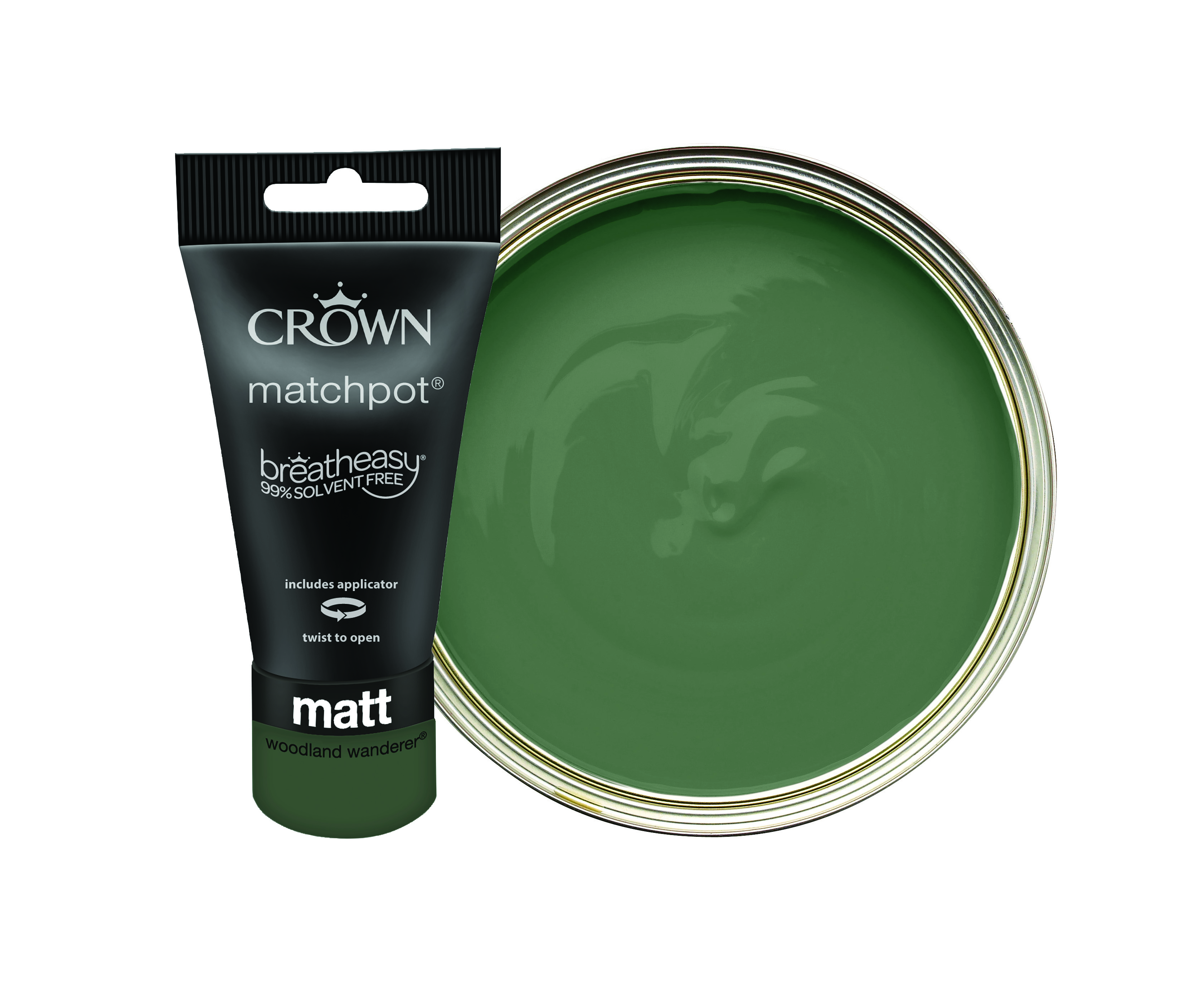 Crown Matt Emulsion Woodland Wanderer 40ML