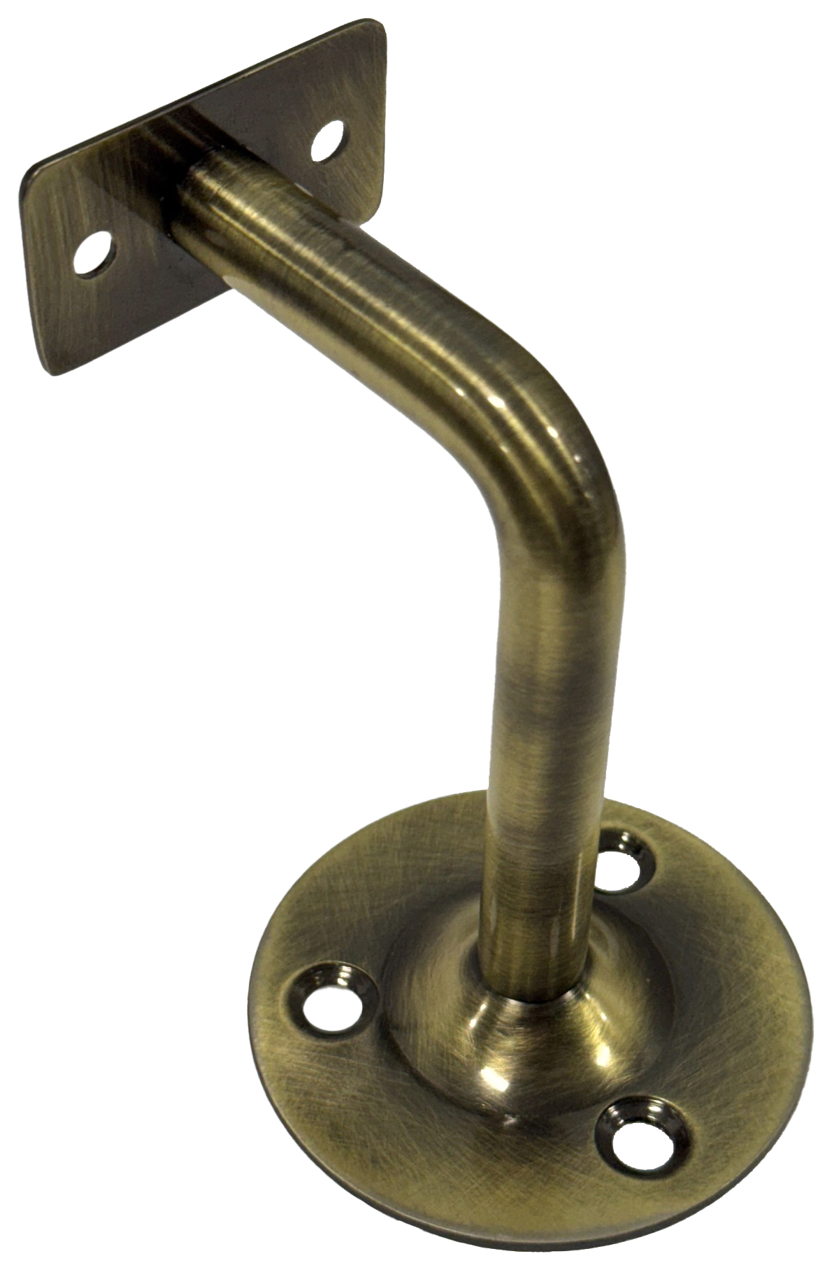 Rothley Handrail Bracket - Antique Brass