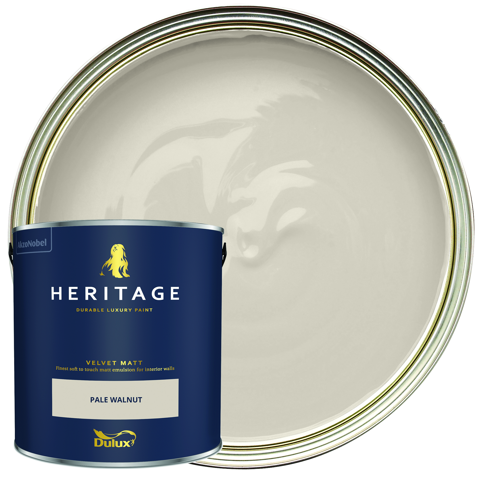 Dulux Heritage Matt Emulsion Paint - Pale Walnut - 2.5L