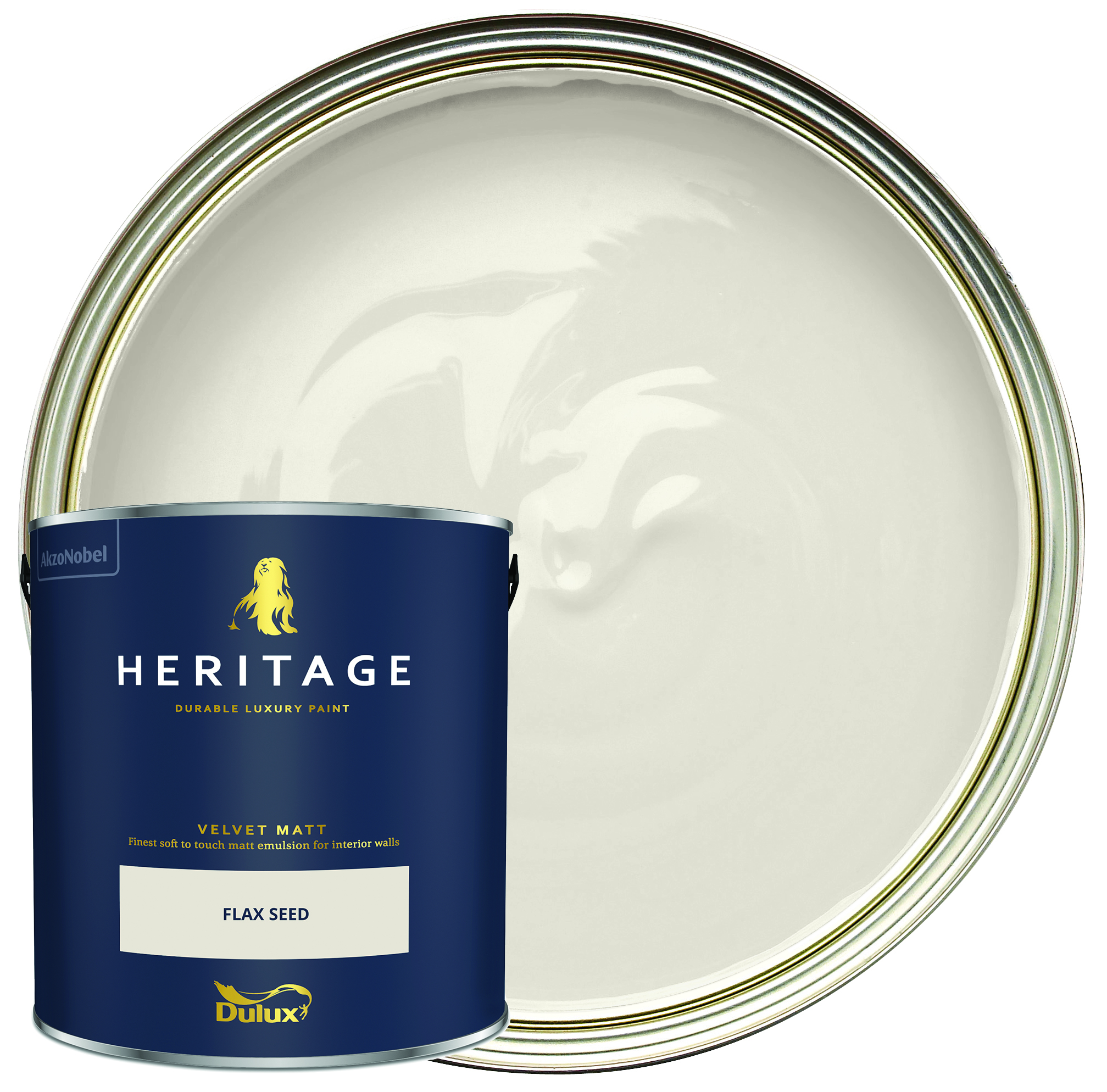 Dulux Heritage Matt Emulsion Paint - Flax Seed - 2.5L