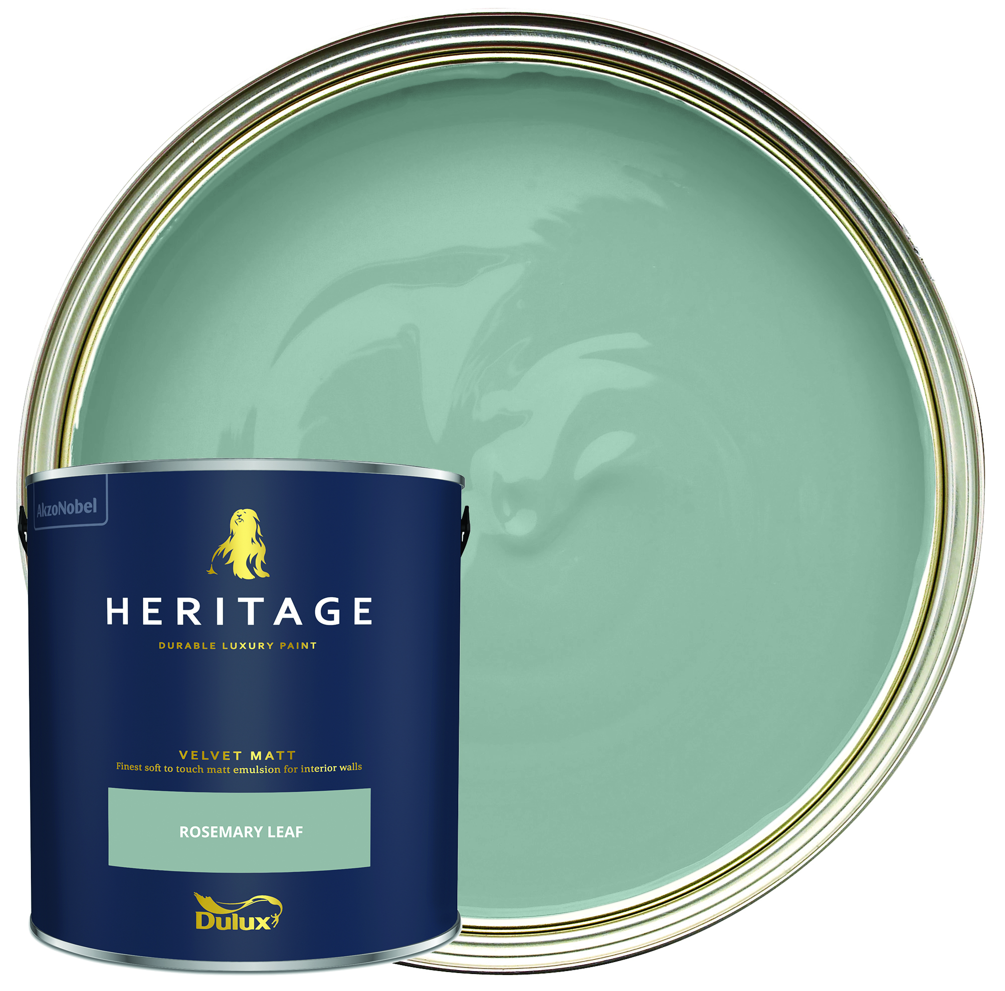 Dulux Heritage Matt Emulsion Paint - Rosemary Leaf - 2.5L