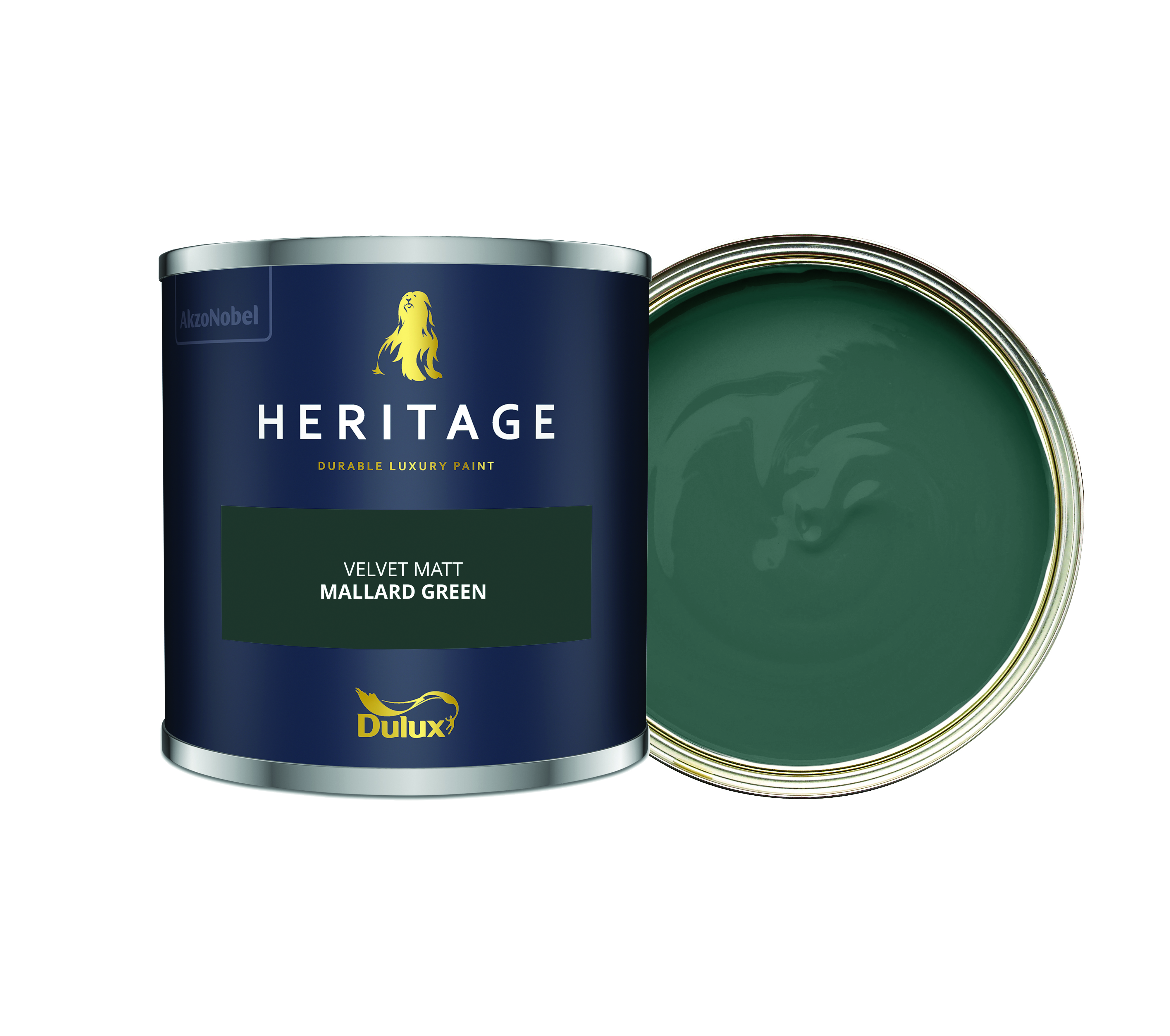 Dulux Heritage Matt Emulsion Paint - Mallard Green - 125ml