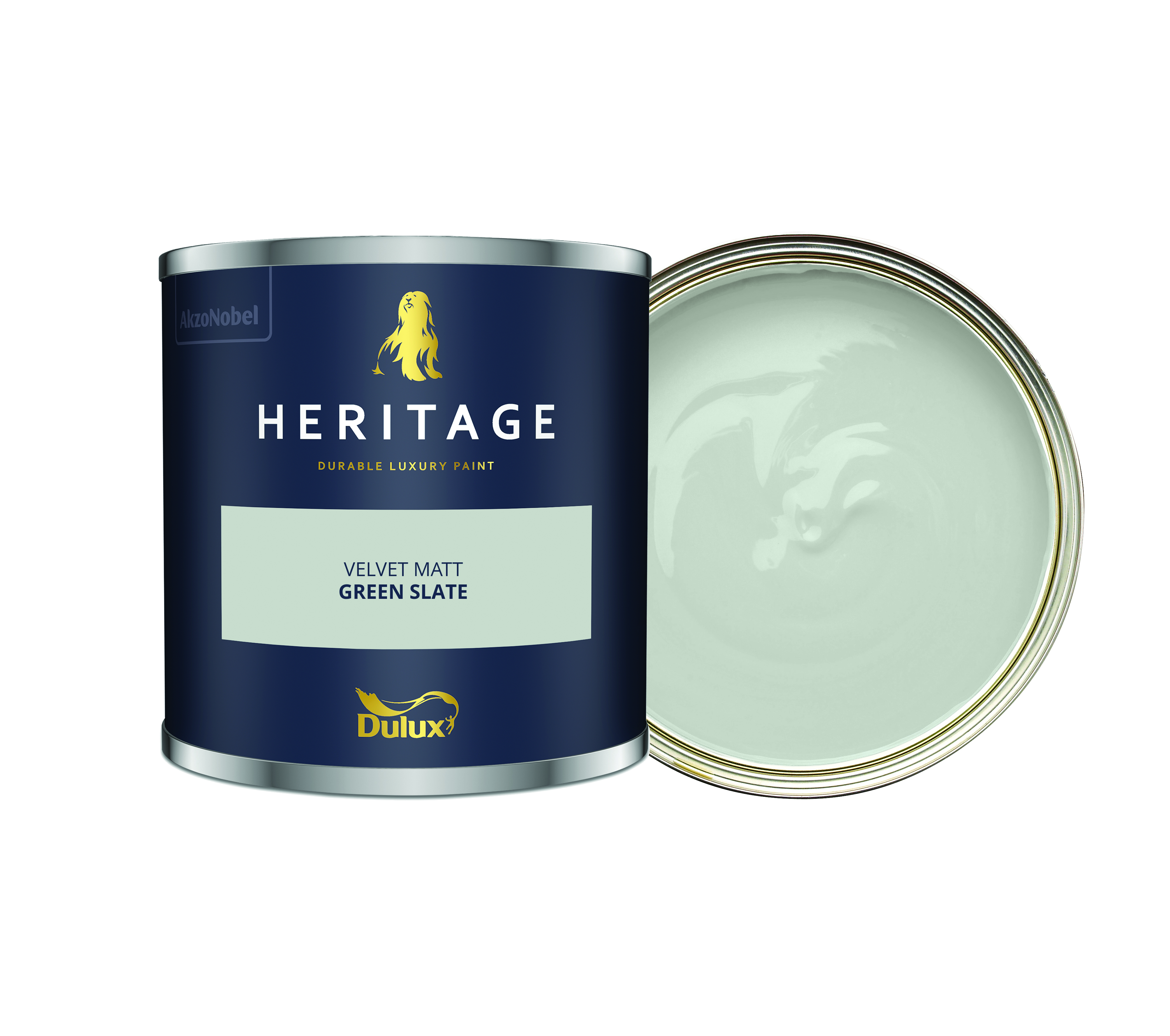 Dulux Heritage Matt Emulsion Paint - Green Slate - 125ml