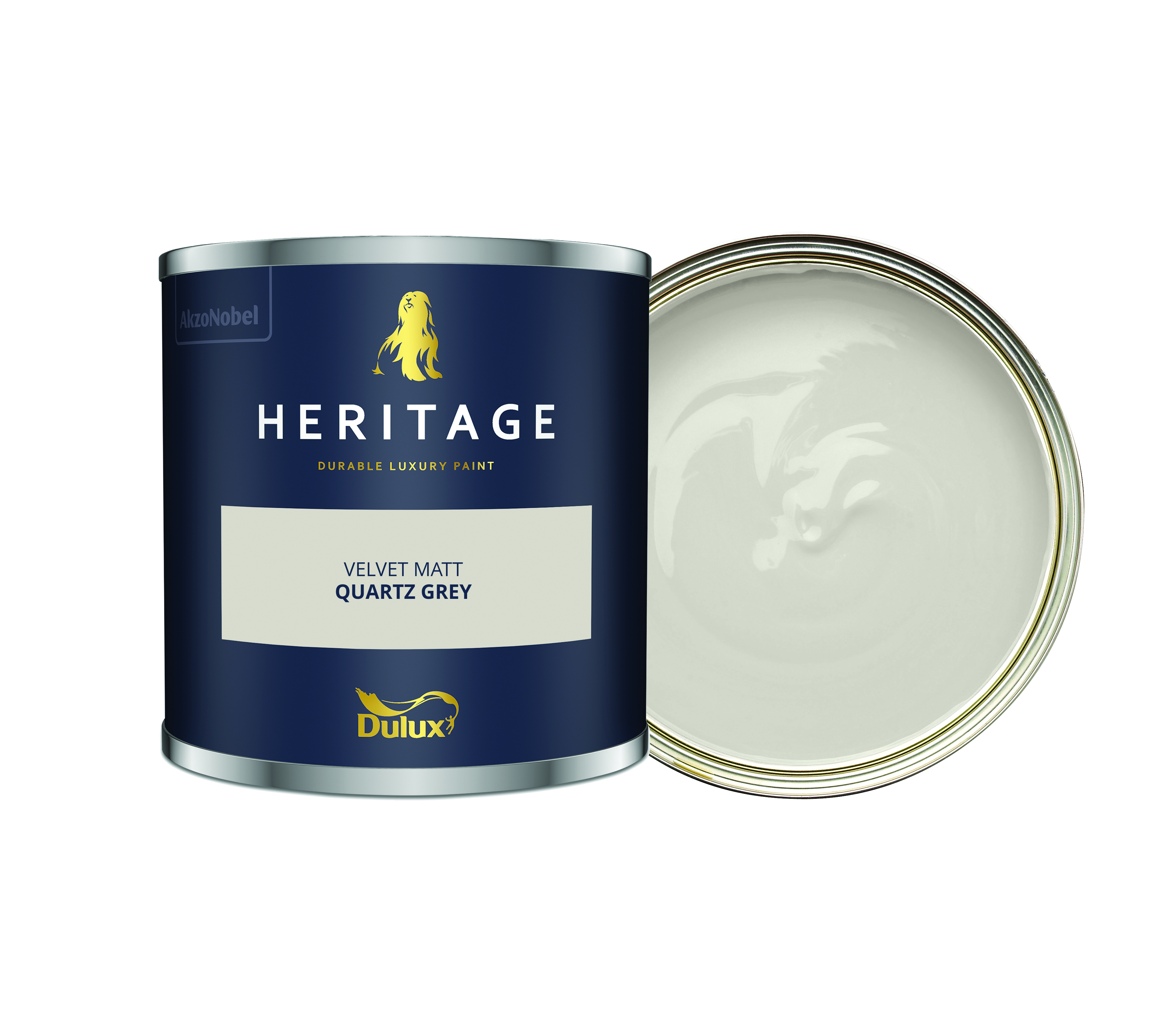 Dulux Heritage Matt Emulsion Paint - Quartz Grey - 125ml
