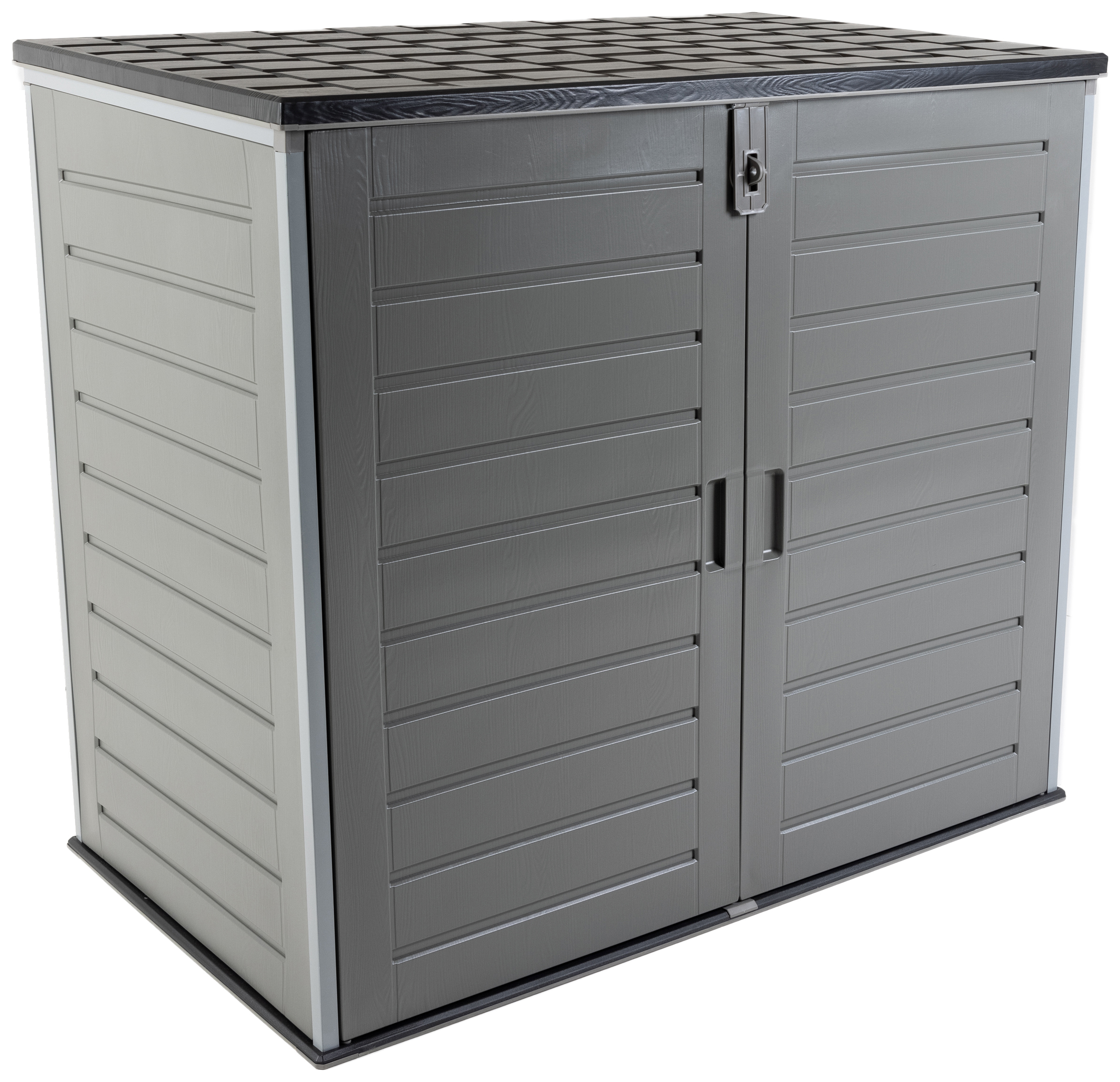 Charles Bentley Grey Outdoor Storage Cabinet - 1170L