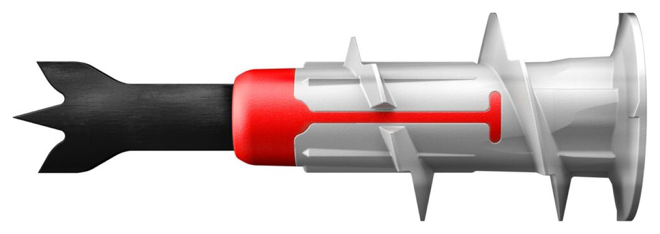 Fischer Duoblade Self-Drilling Plasterboard Wall Plug - 8 x 44mm - Pack of 40