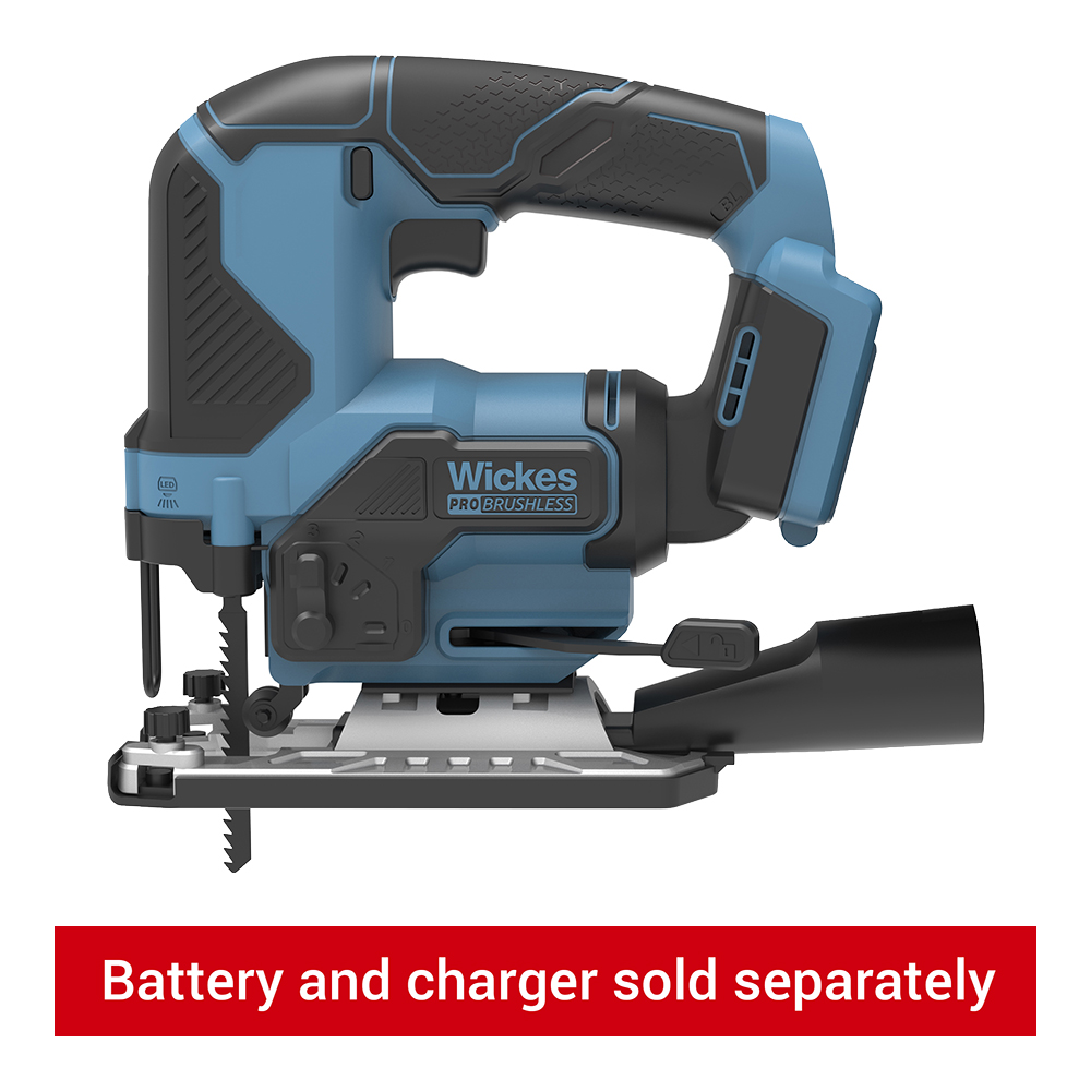 Wickes 18V Cordless Brushless Jigsaw - Bare