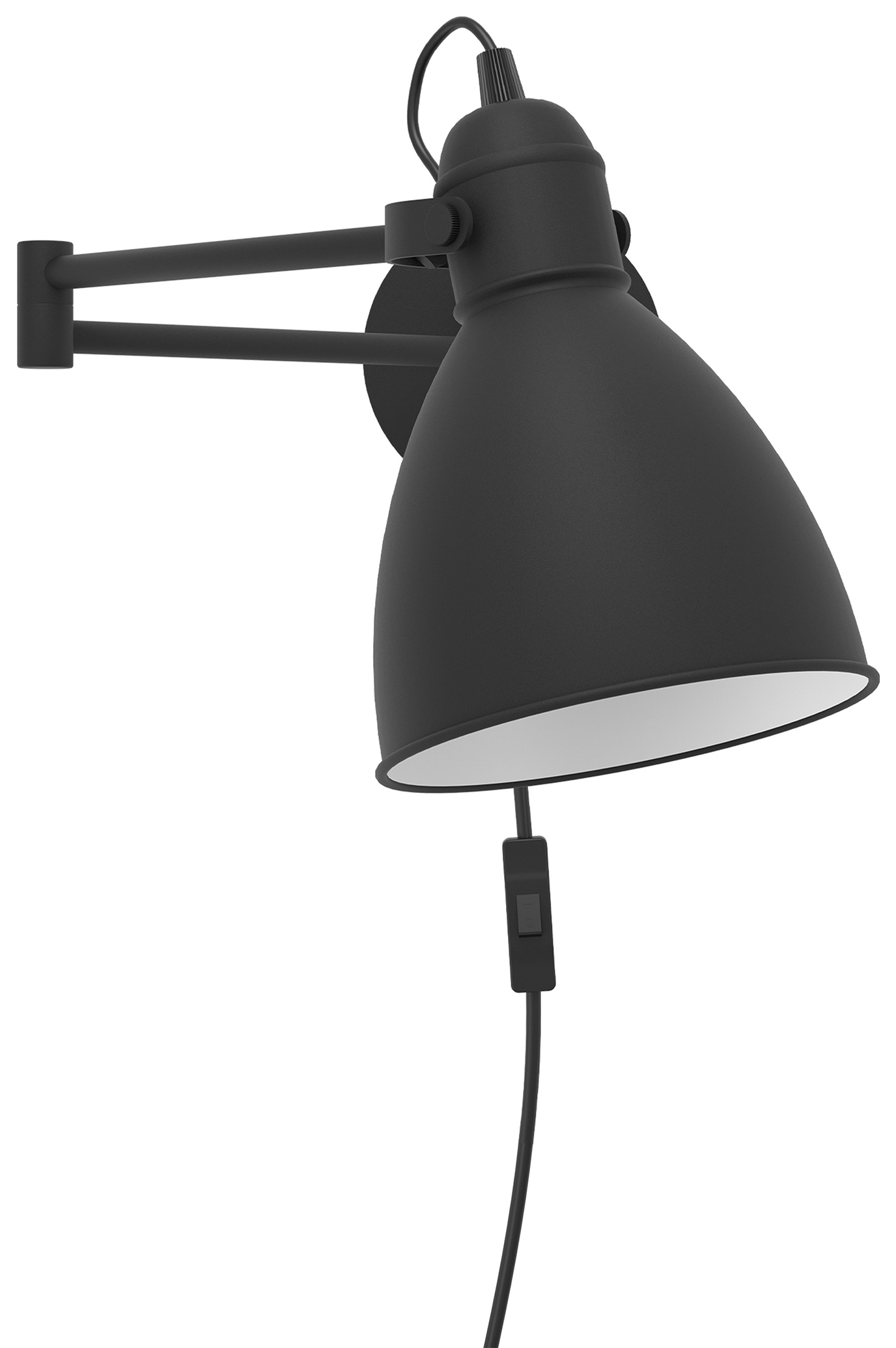 Eglo San Peri Adjustable Wall Light - Black