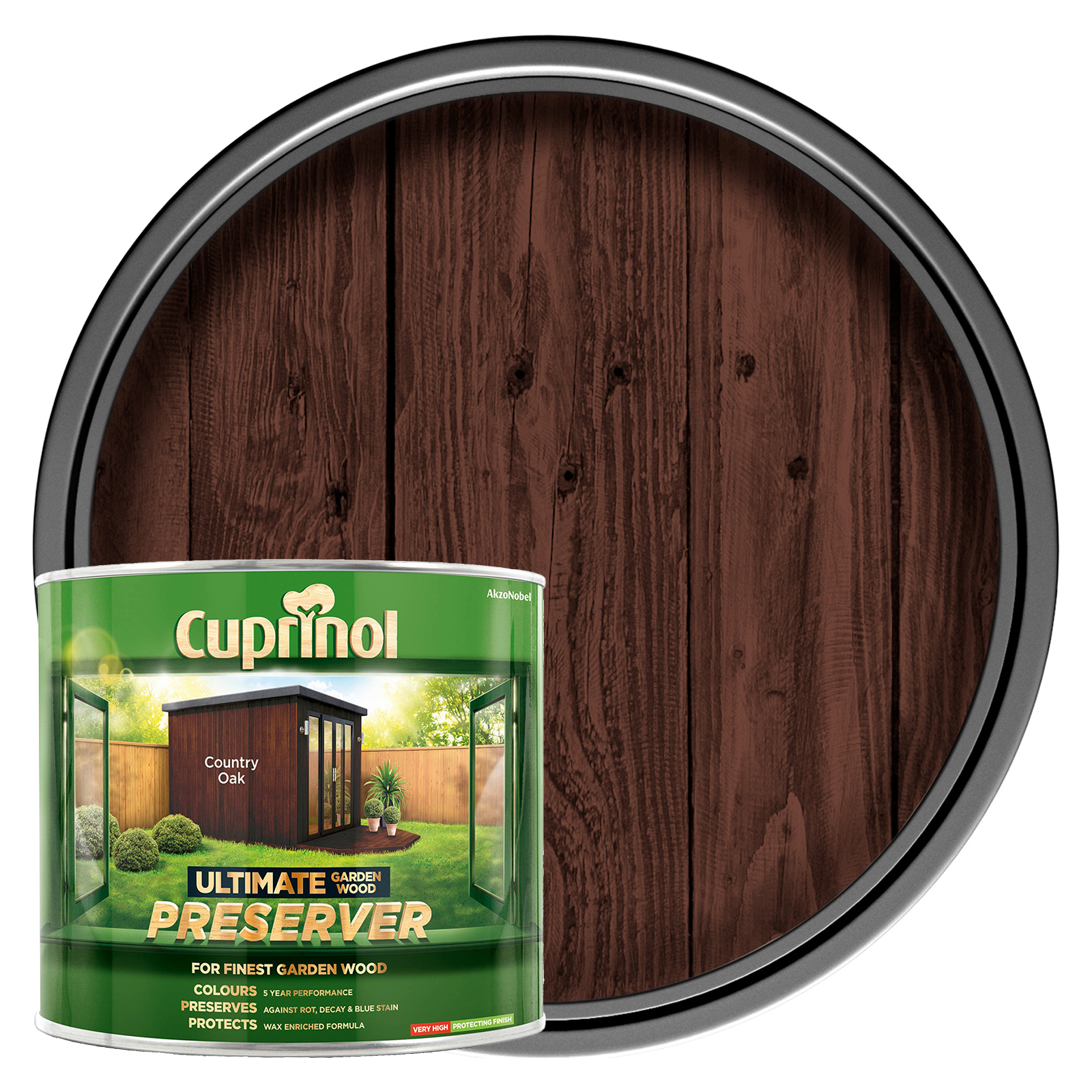Cuprinol Ultimate Garden Wood Preservative - Country Oak
