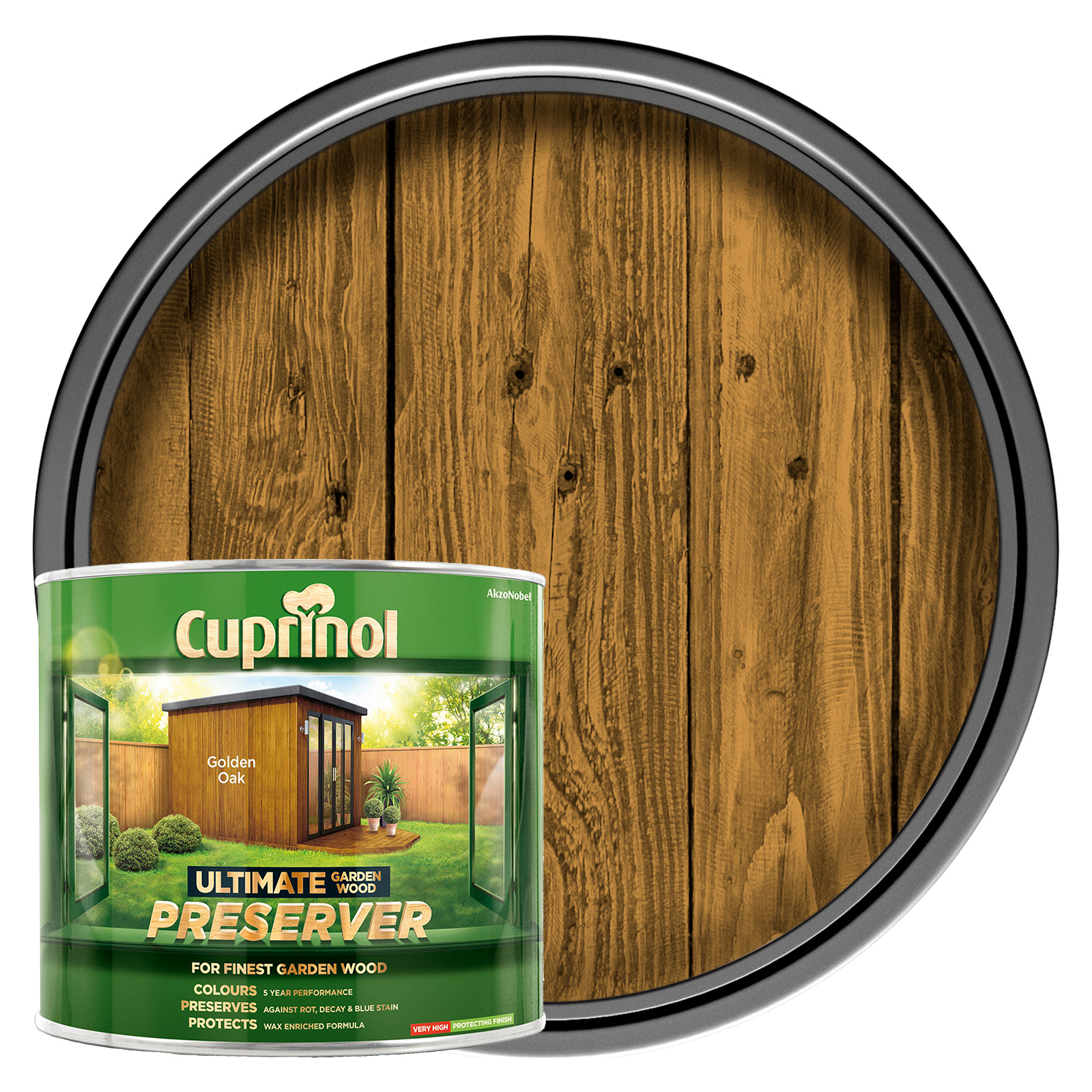 Cuprinol Ultimate Garden Wood Preservative - Golden Oak - 1L