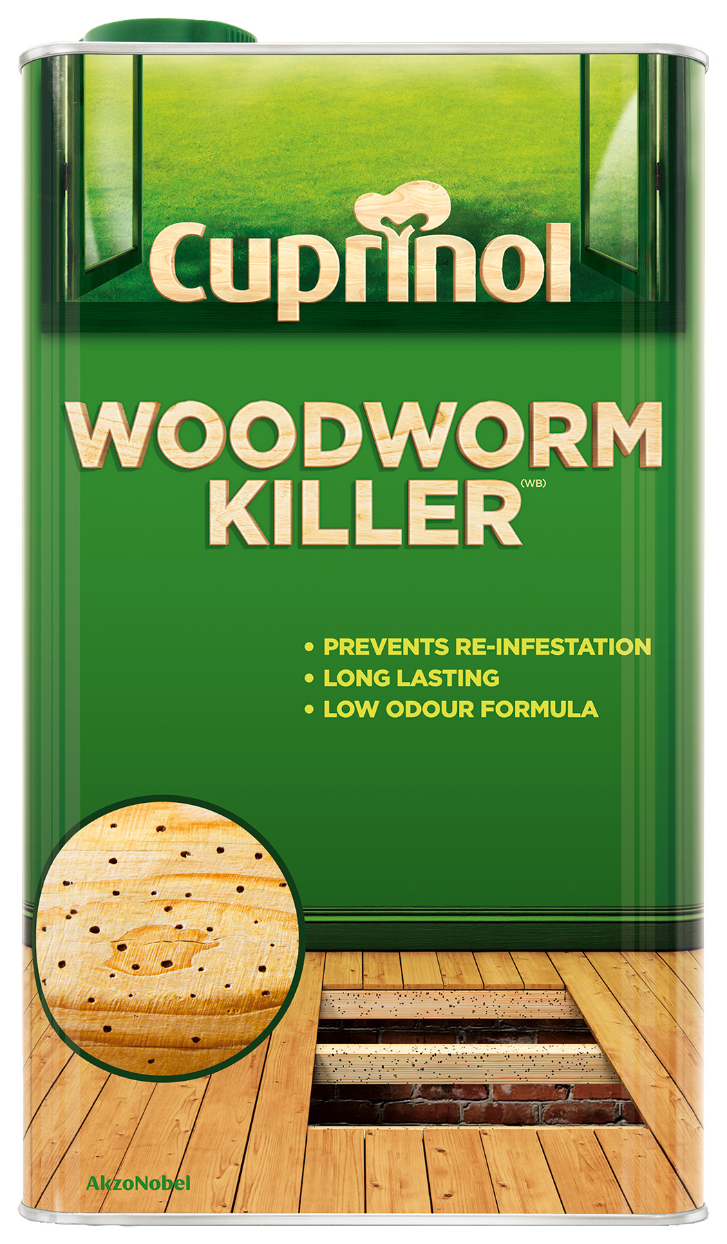 Cuprinol Woodworm Killer Low Odour - 5L