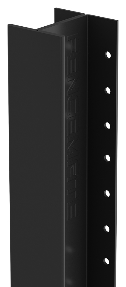 DuraPost Black Classic Fence Post - 48mm x 1.8m