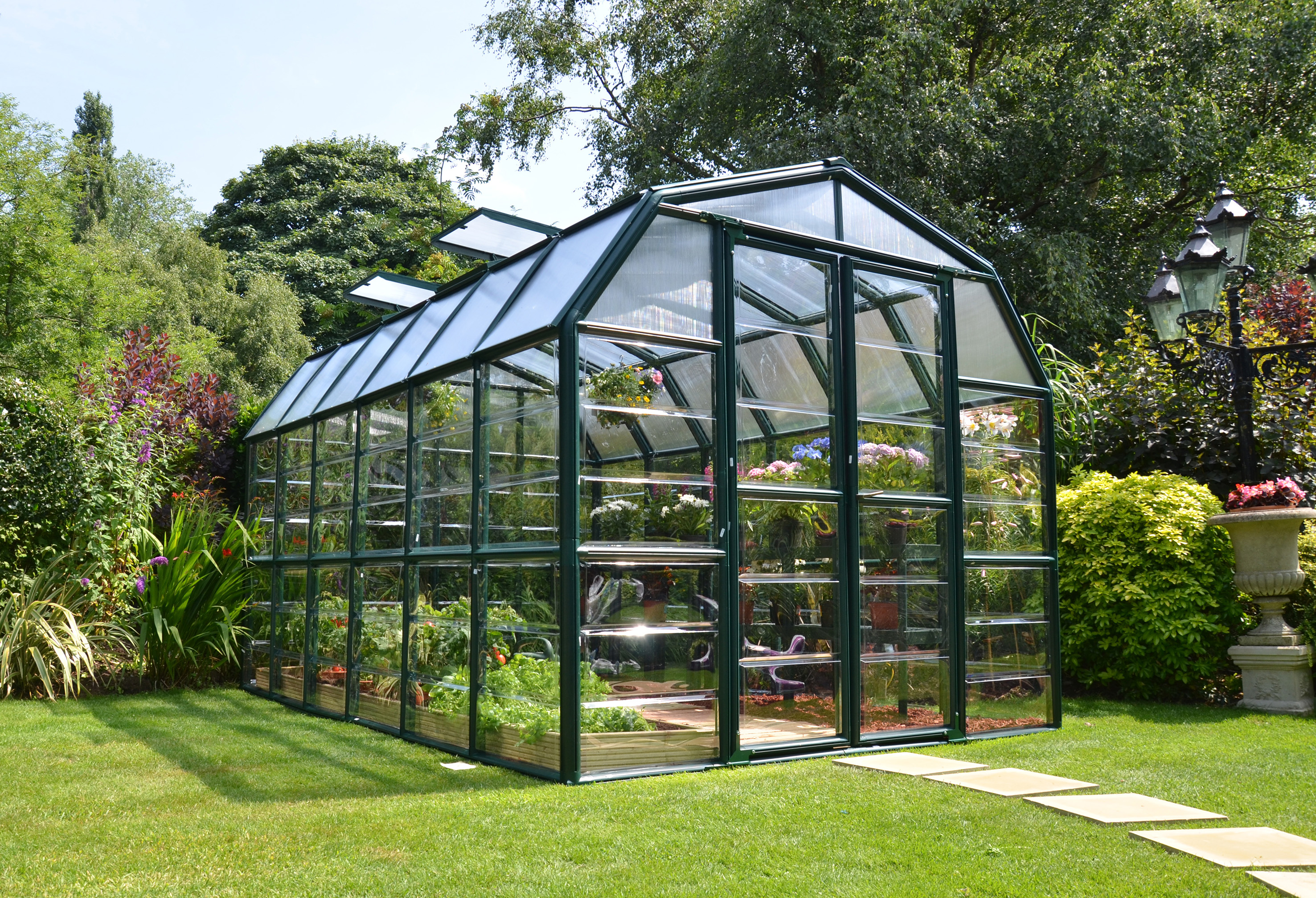 Palram Canopia Grand Gardener Clear Greenhouse - 8 x 16ft