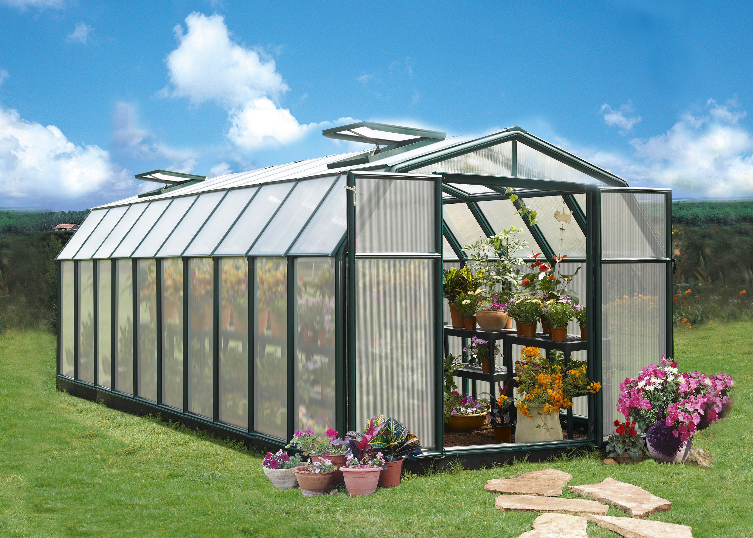 Palram Canopia Hobby Gardener Greenhouse 8 x 20ft
