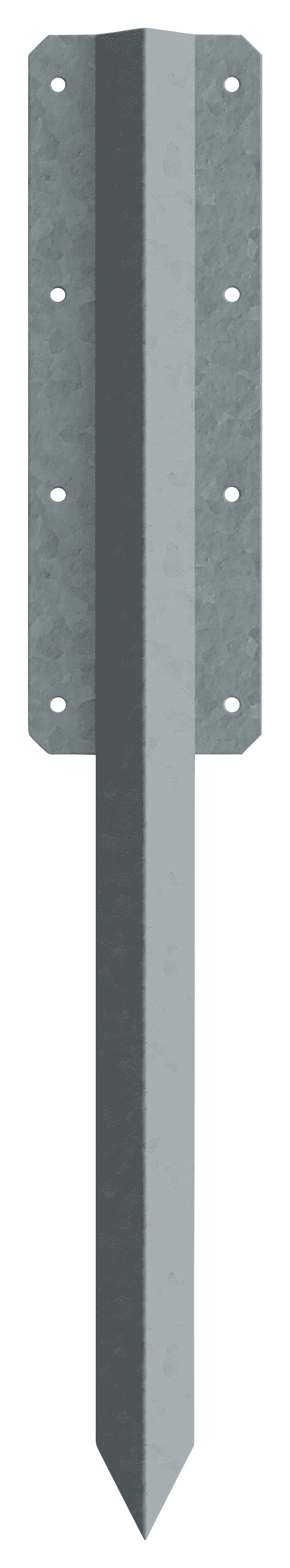 FENCEMATE Galvanised Double Sleeper Pin Straight Bracket - 750 x 2mm