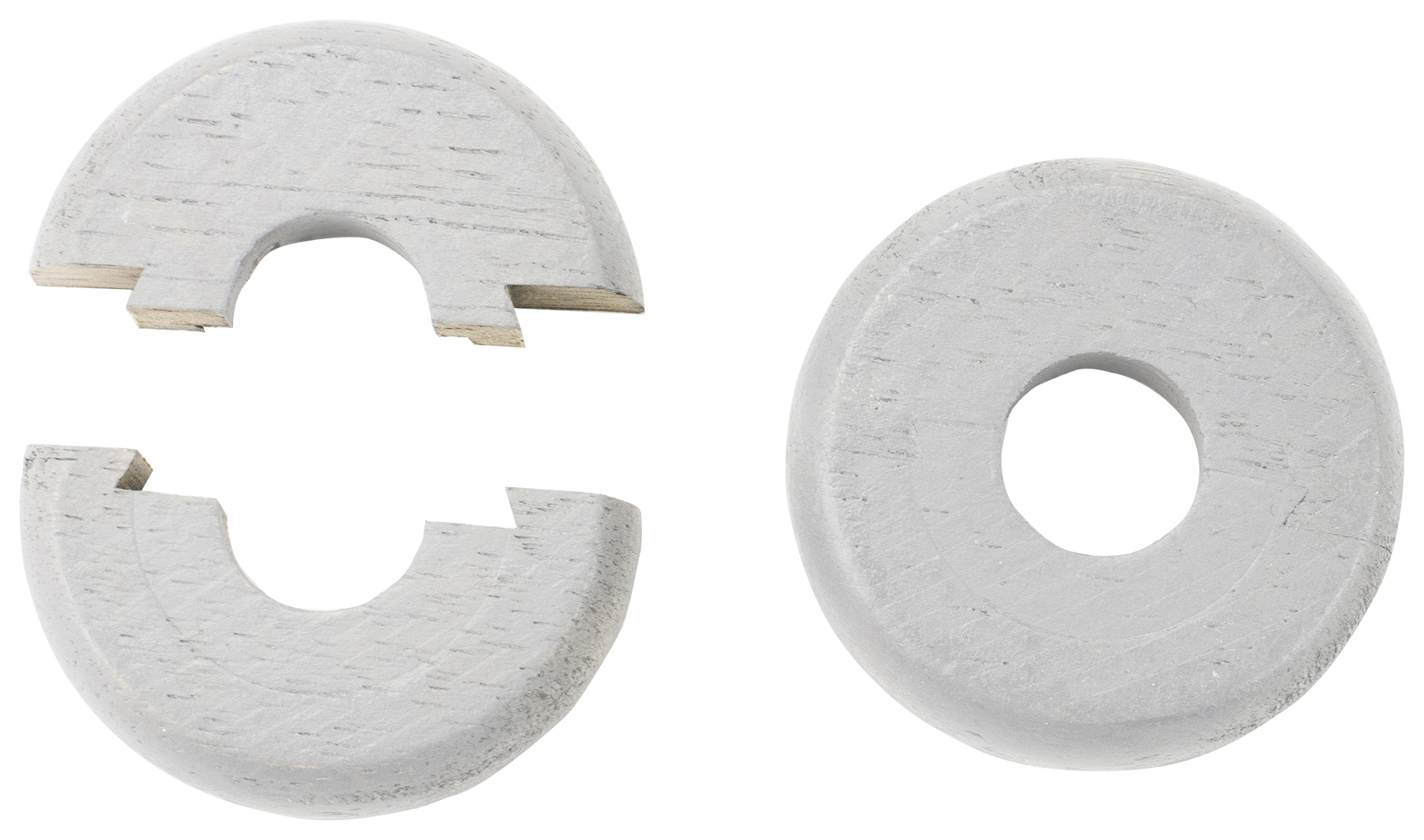 Vitrex Real Wood White Pipe Surrounds - Pack of 2