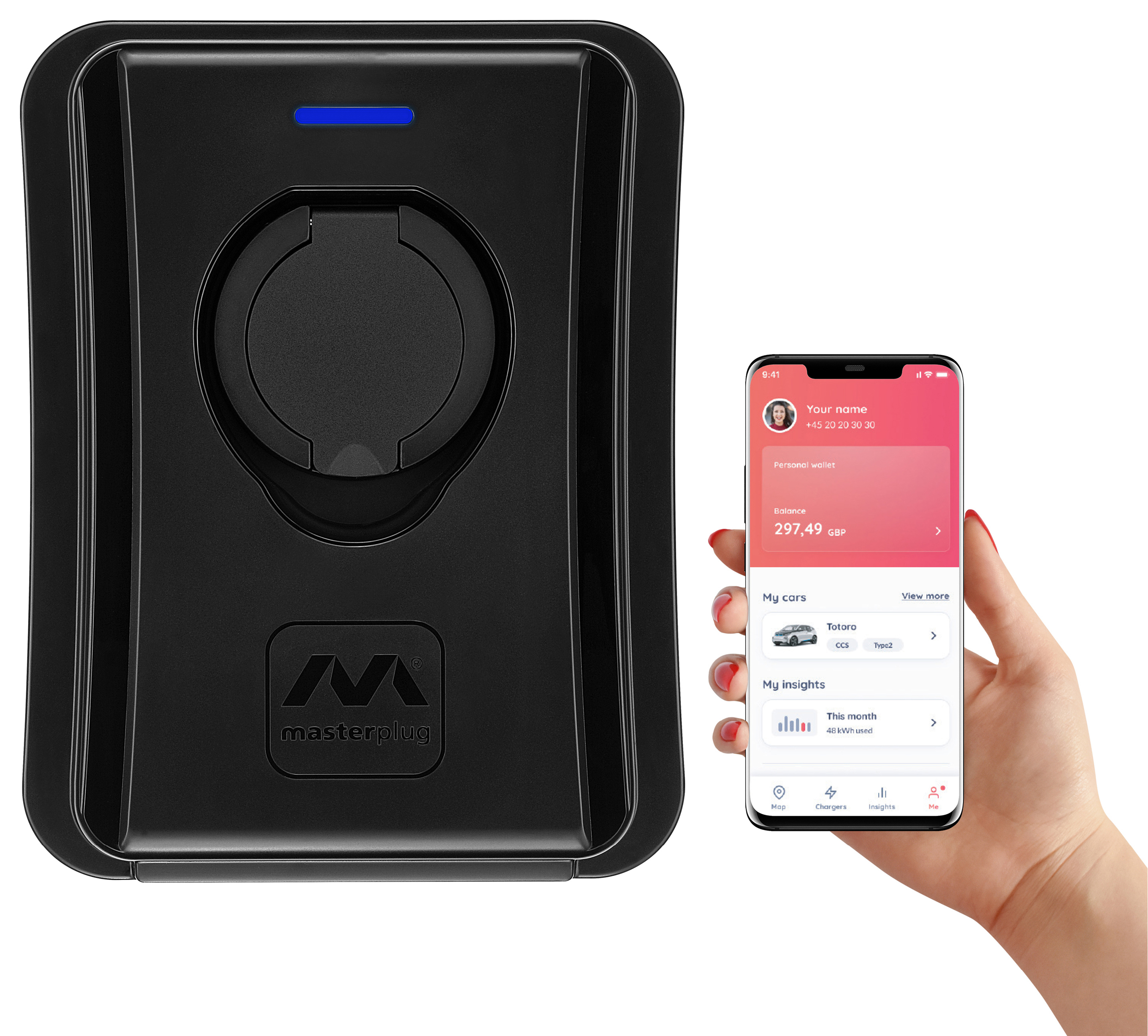Masterplug EV Mode 3 Charger Socket - 7.4kW
