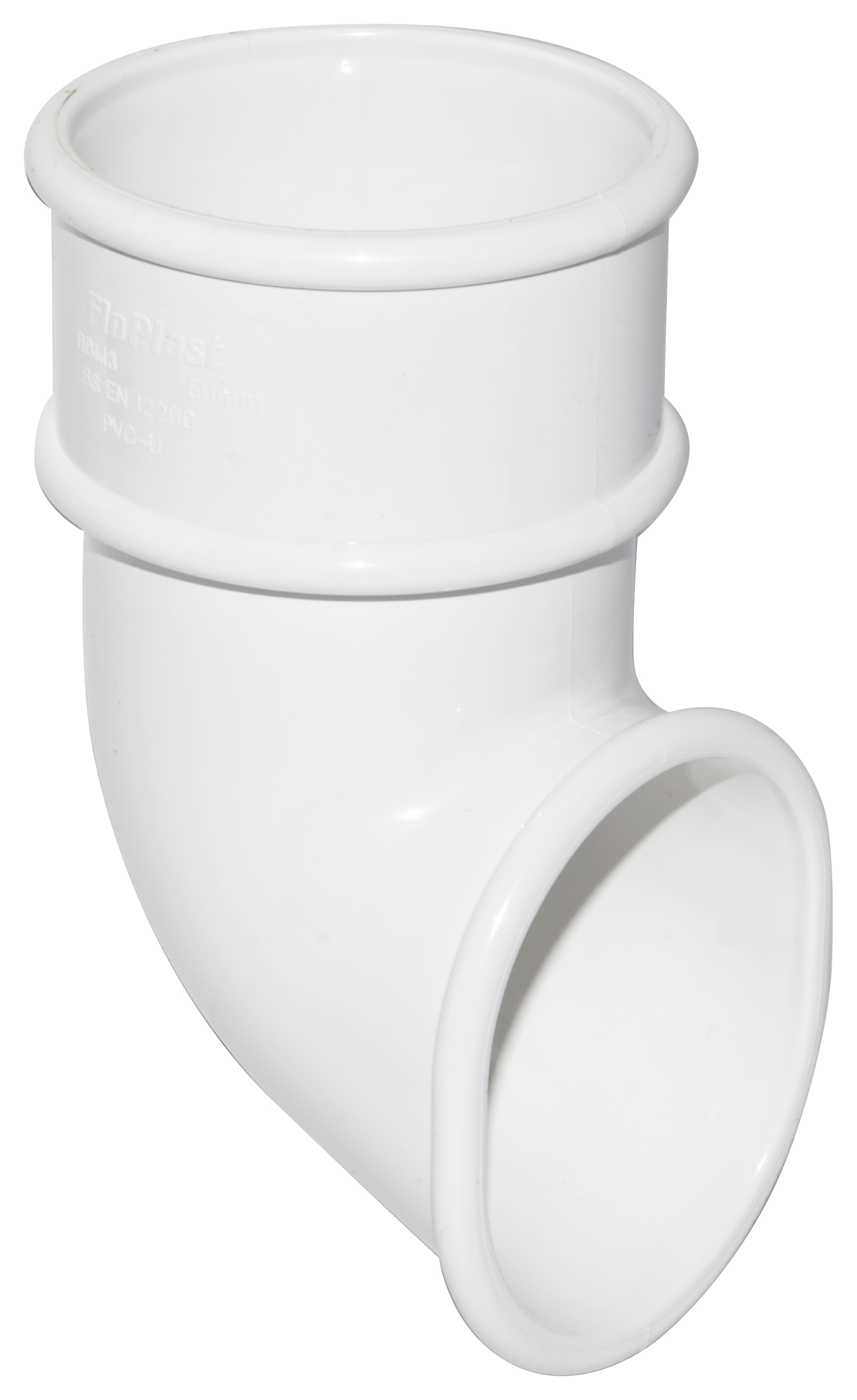 FloPlast 50mm White Miniflo Downpipe Shoe