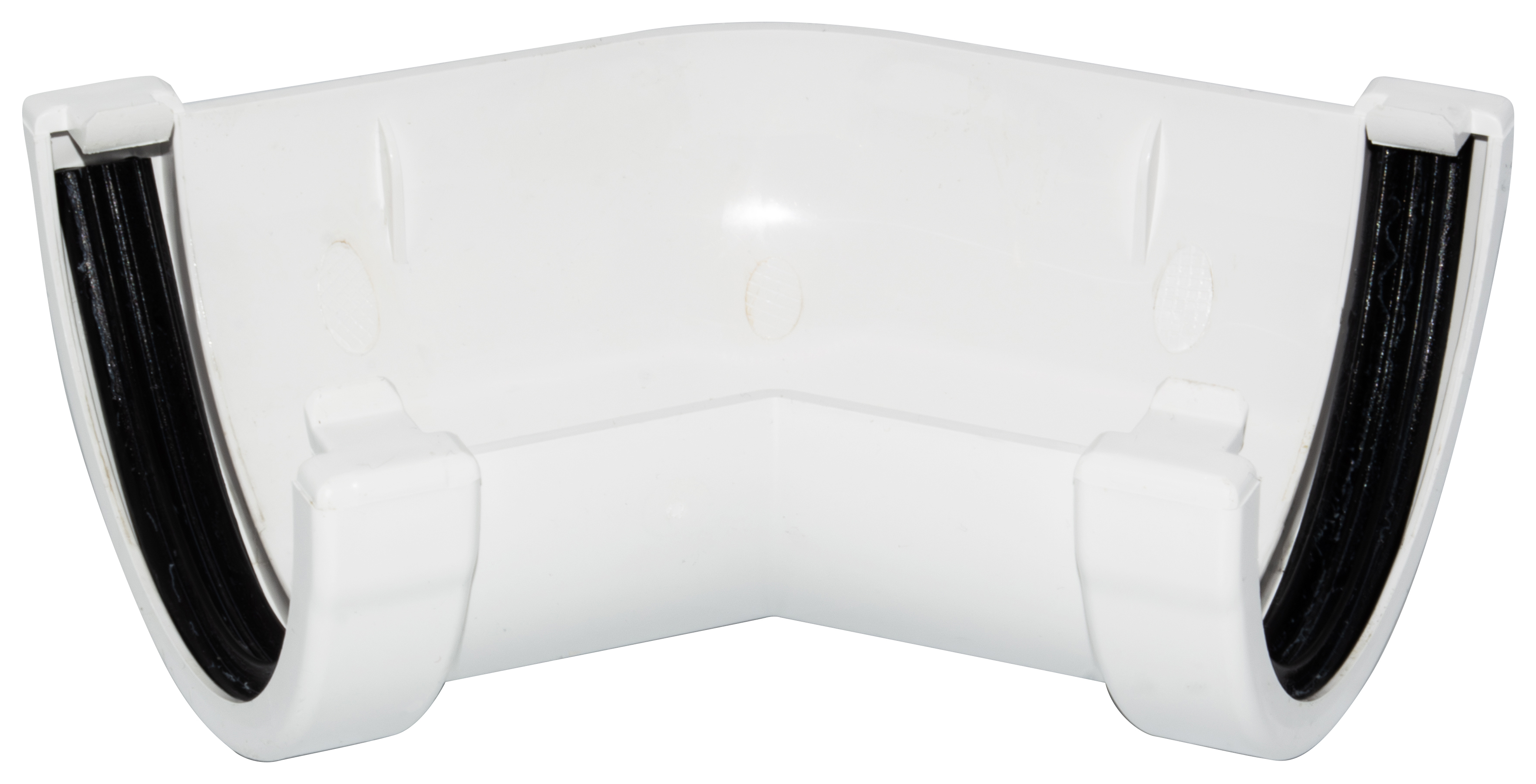 FloPlast 76mm White Miniflo Gutter Angle - 135