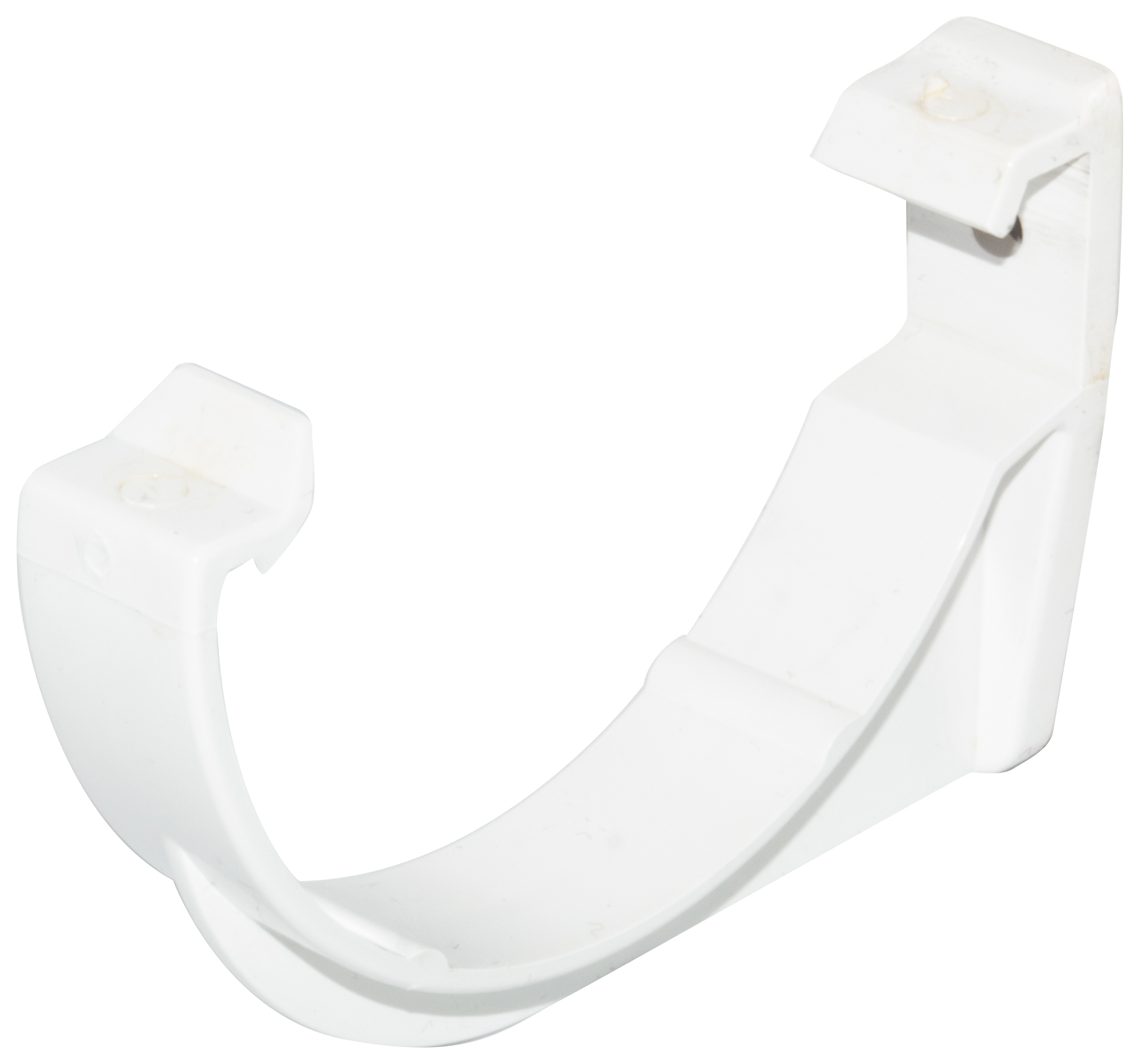 FloPlast 76mm White Miniflo Gutter Fascia Brackets - Pack of 2