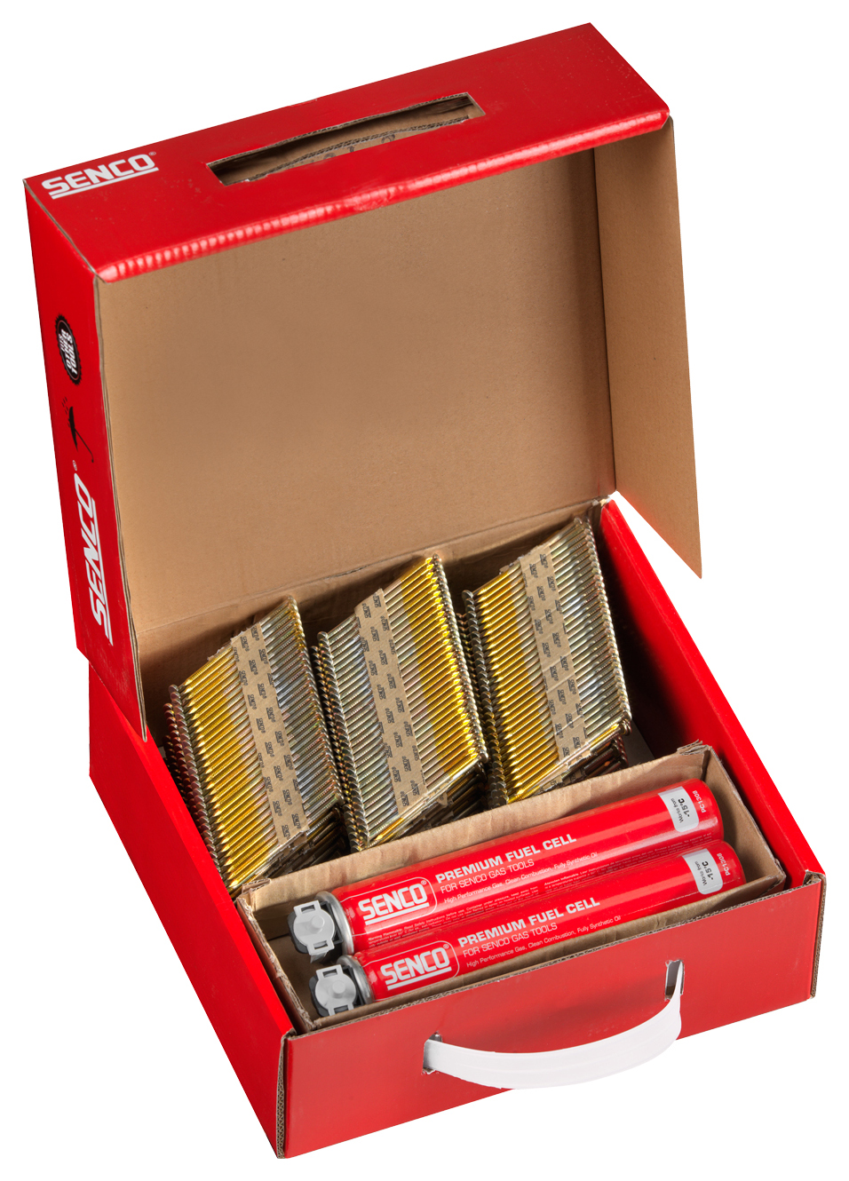 Senco Gas Ring Shank Nails 12mu 3 Fuel - 3.1 x 65mm - Box of 3300