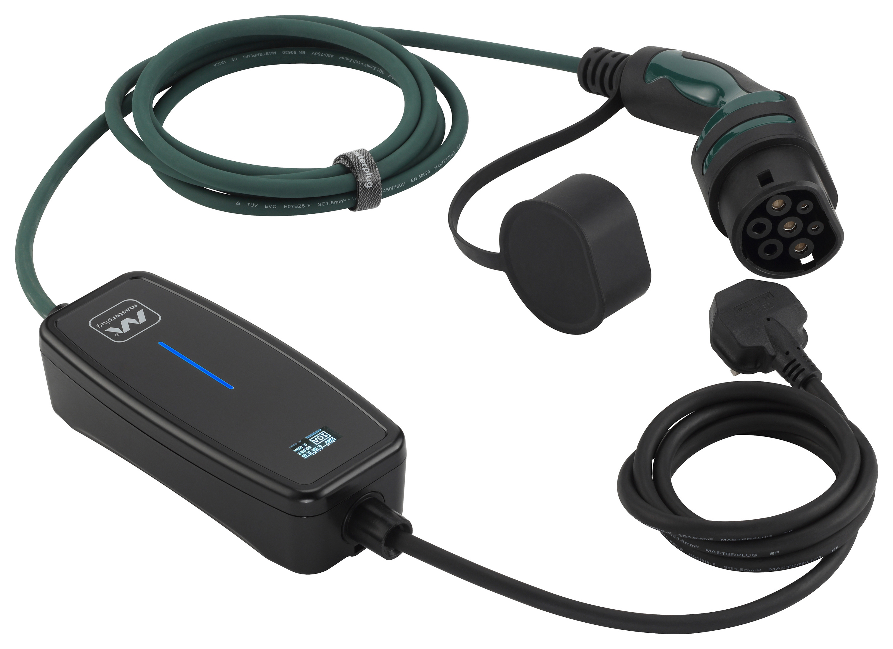 Masterplug Mode 2 Type 2 EV Charging Cable - 5m