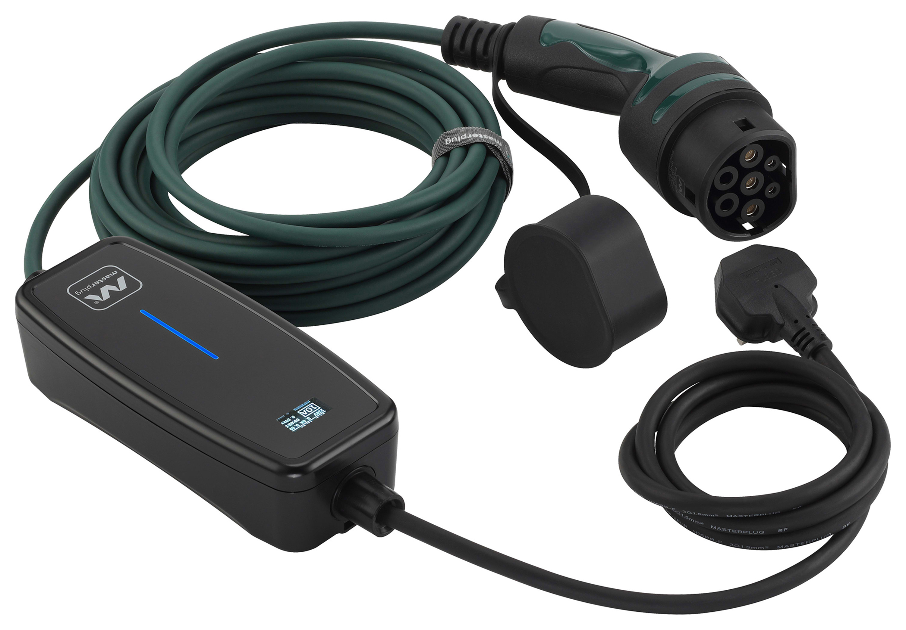 Masterplug Mode 2 Type 2 EV Charging Cable - 10m