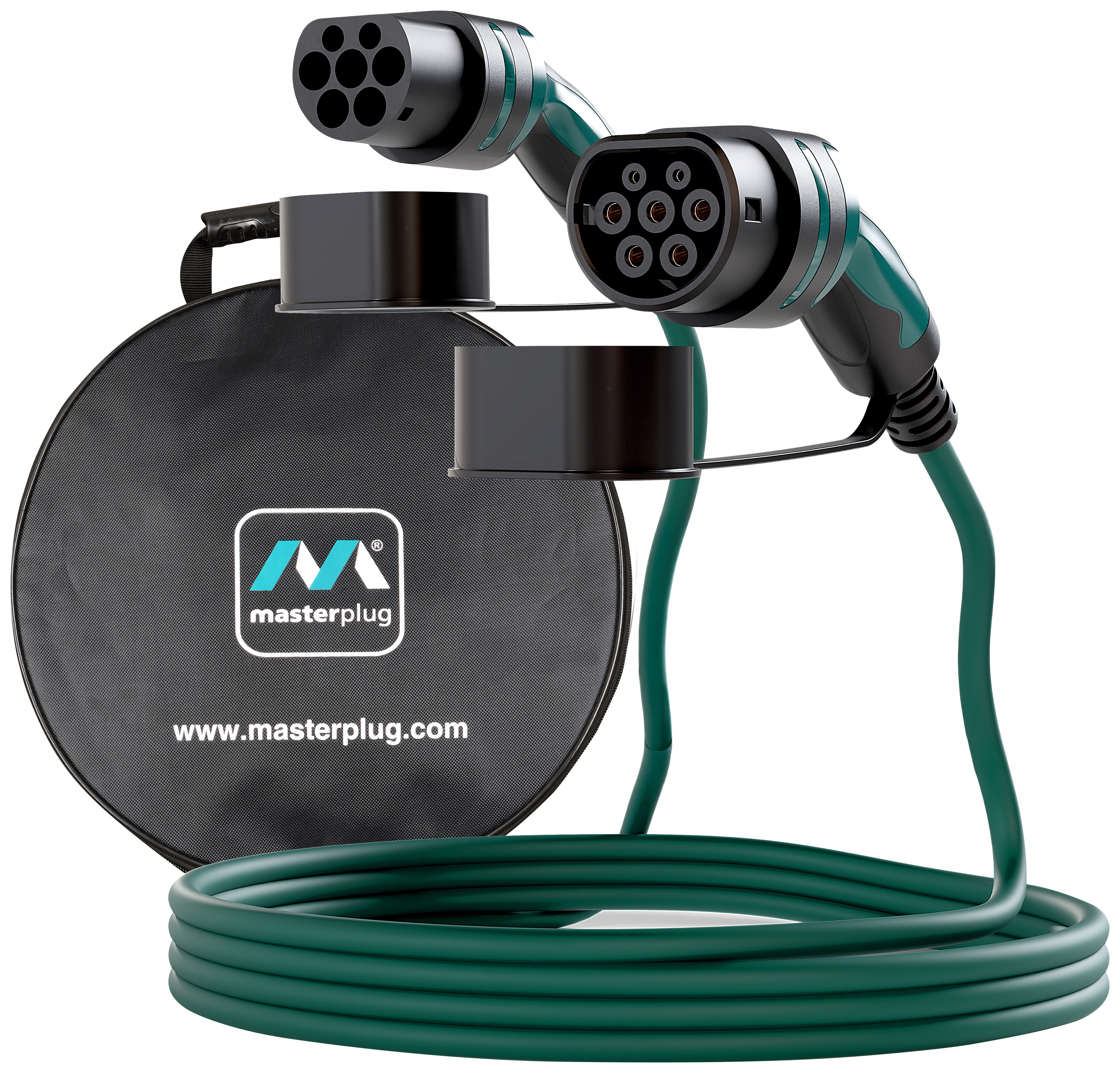 Masterplug Single-Phase Mode 3 Type 2 EV Charging Cable & Case - 5m