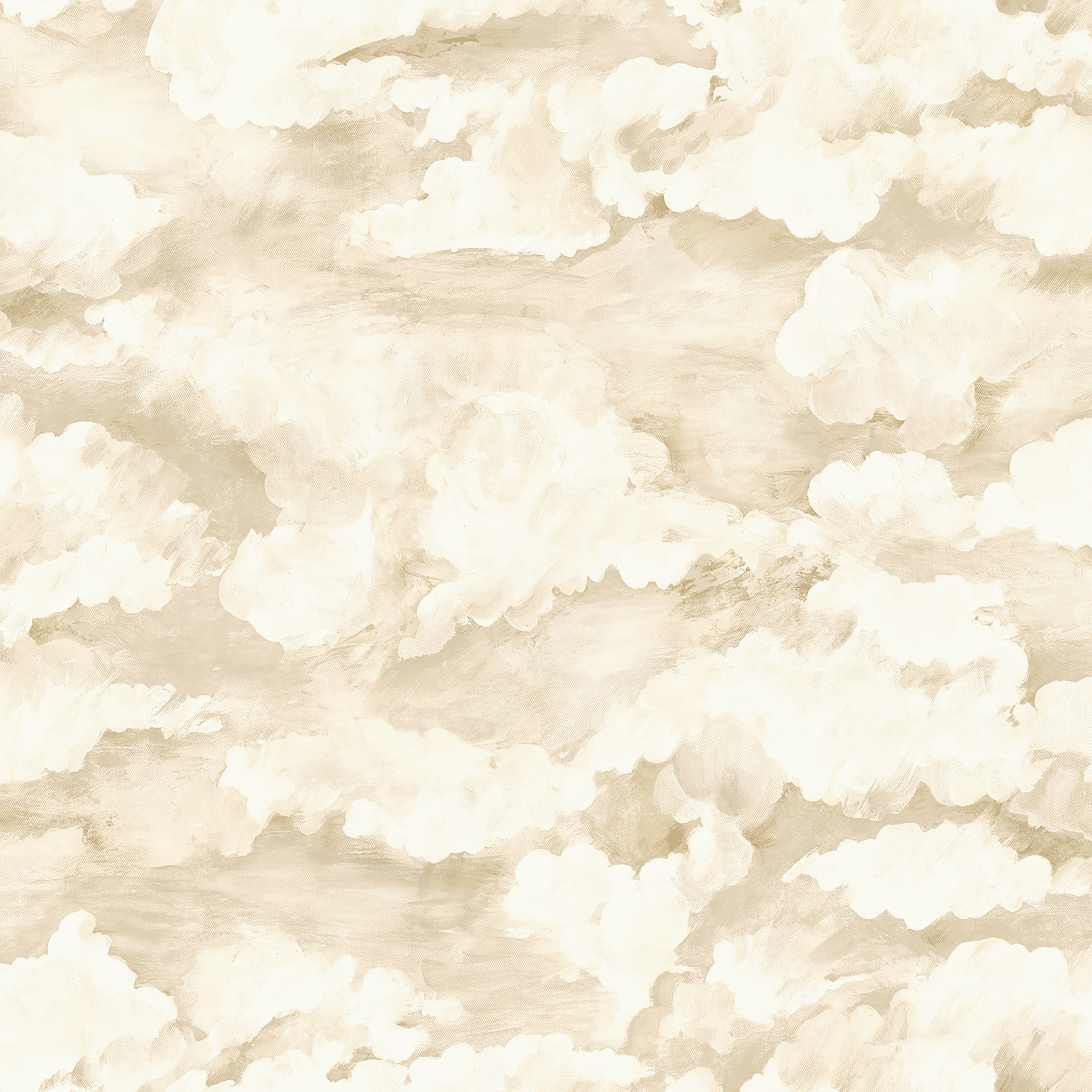Holden Cloudscape Cream Wallpaper - 10m