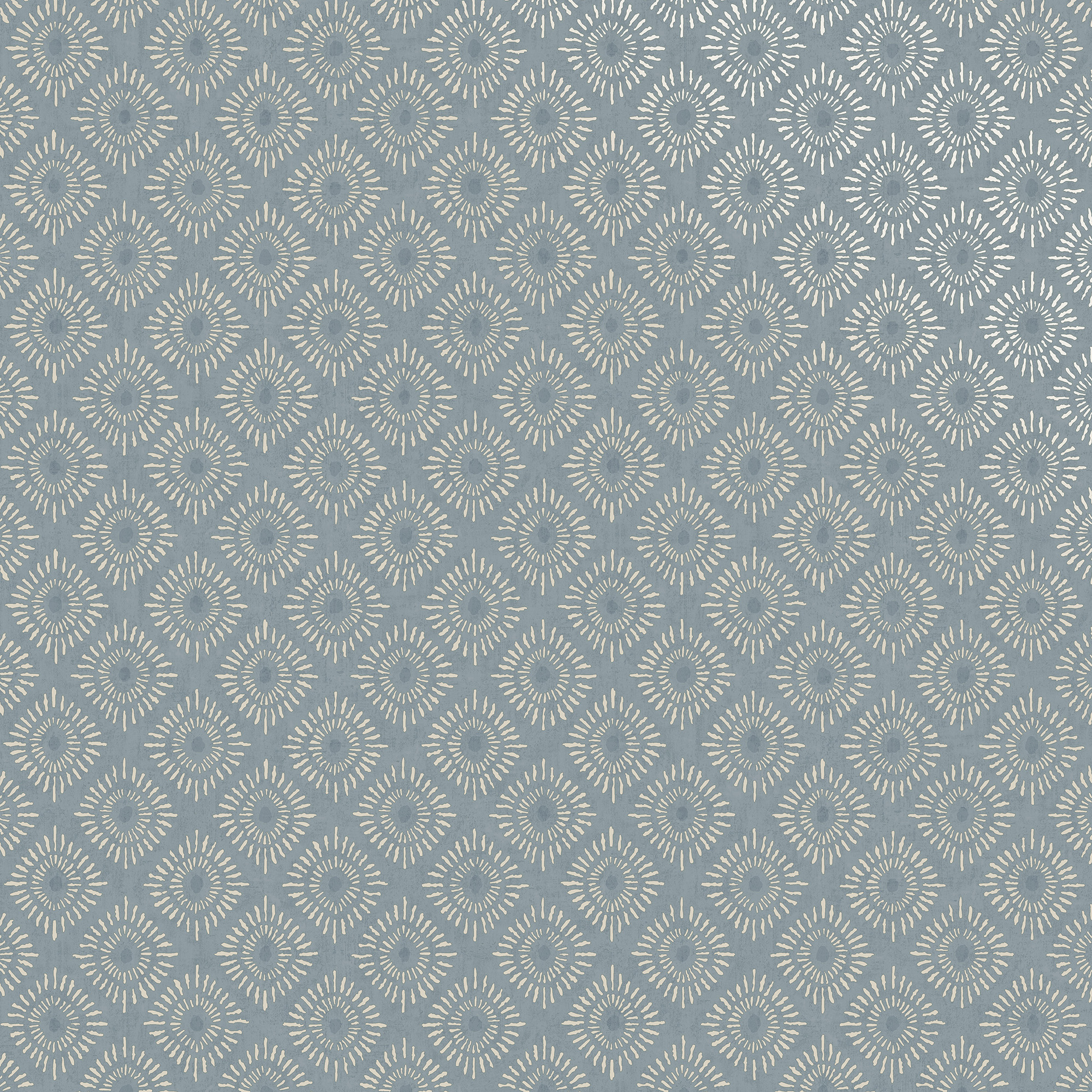 Holden Indian Sunburst Blue Wallpaper - 10m