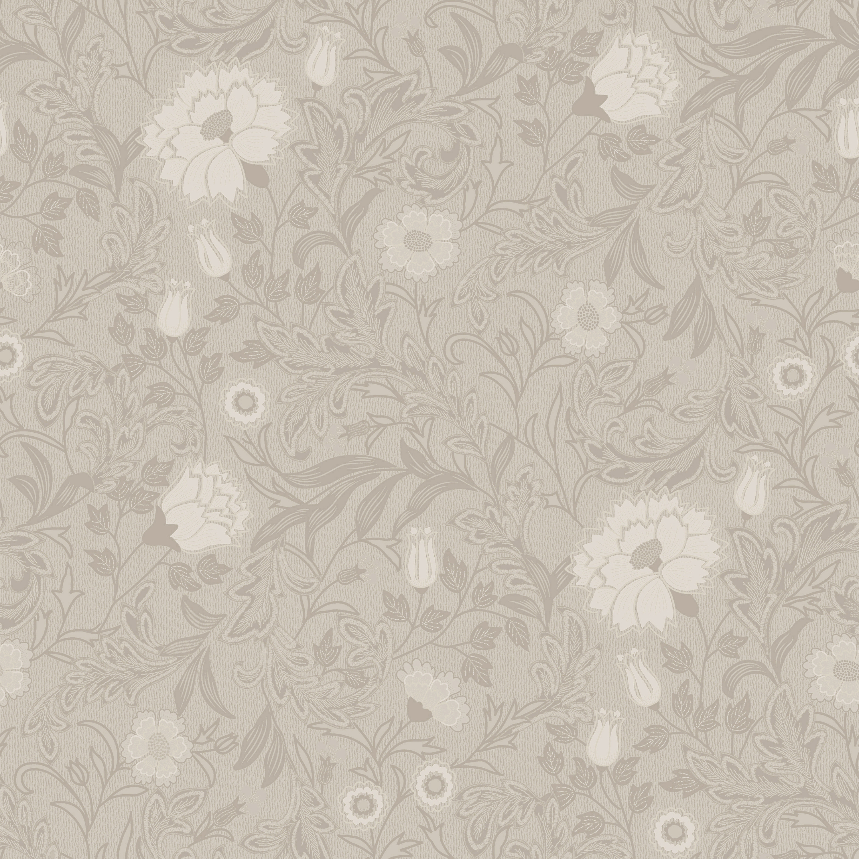 Holden Bilbury Beige Wallpaper - 10m