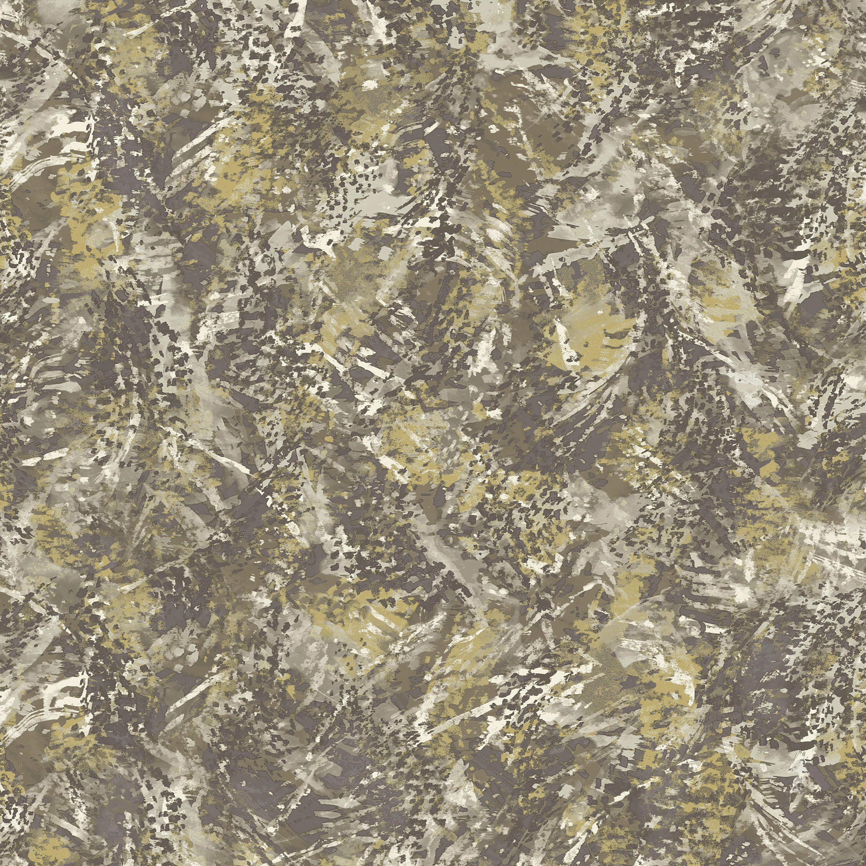 Holden Pluma Chocolate & Gold Wallpaper - 10m