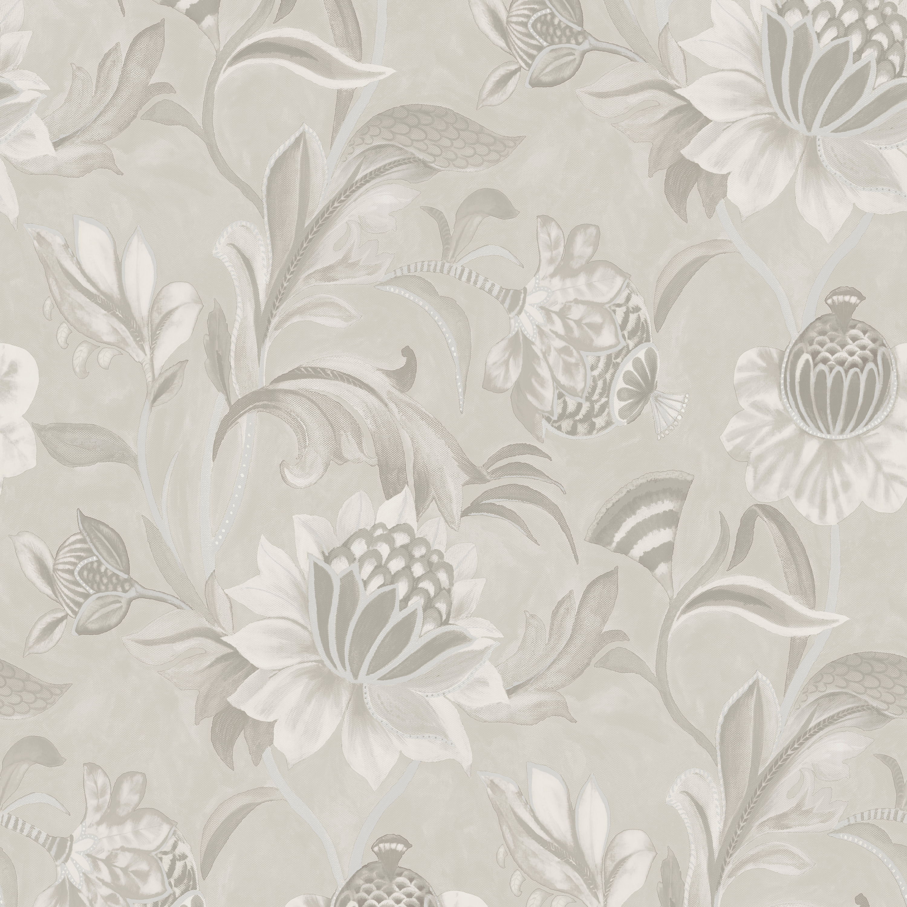 Holden Cecelia Dove & Grey Wallpaper - 10m