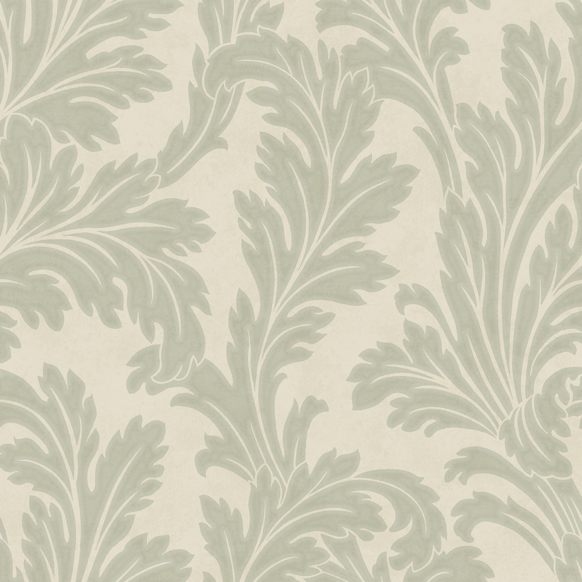 Holden Acanthus Sage & Cream Wallpaper - 10m