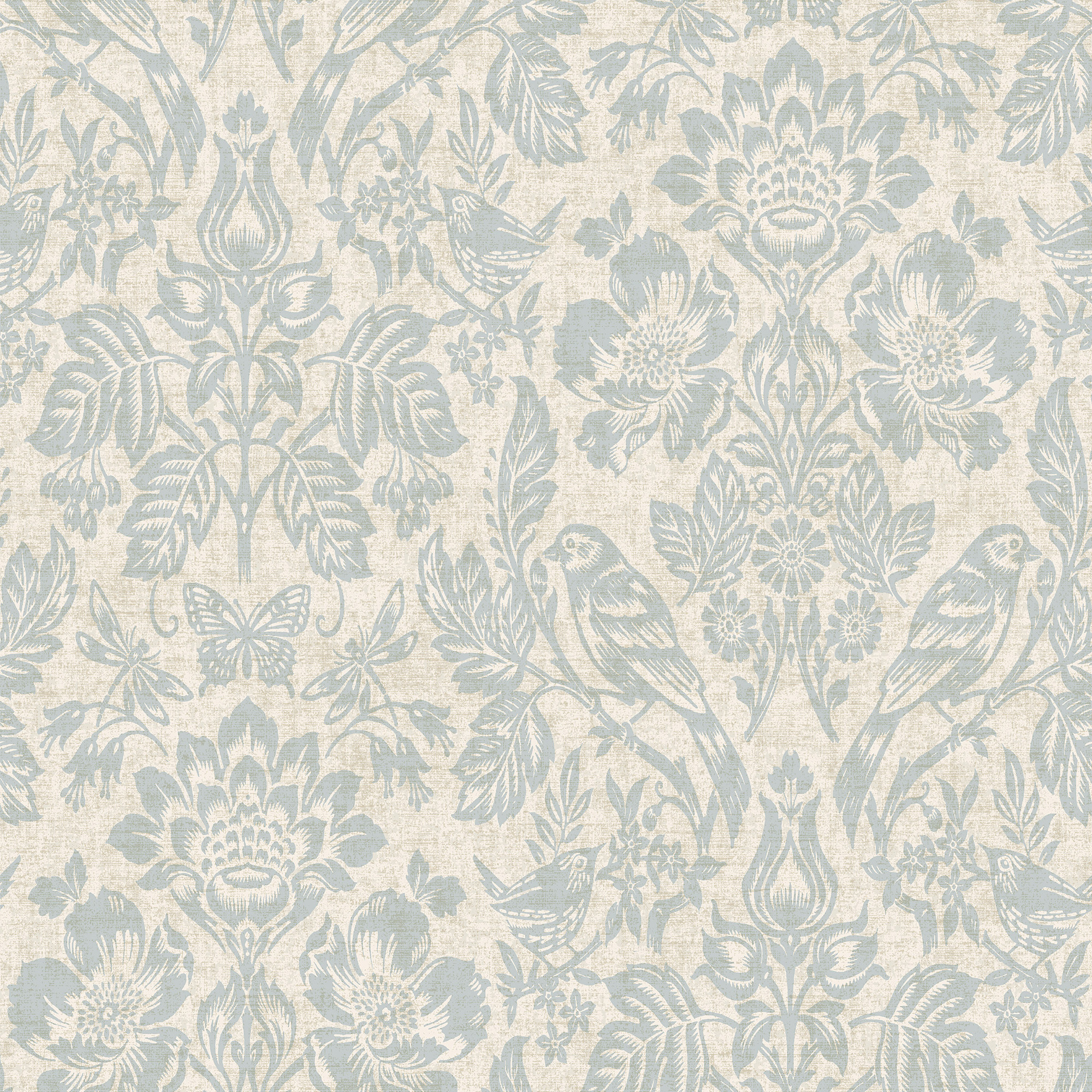 Holden Hawthorn Meadow Blue Wallpaper - 10m