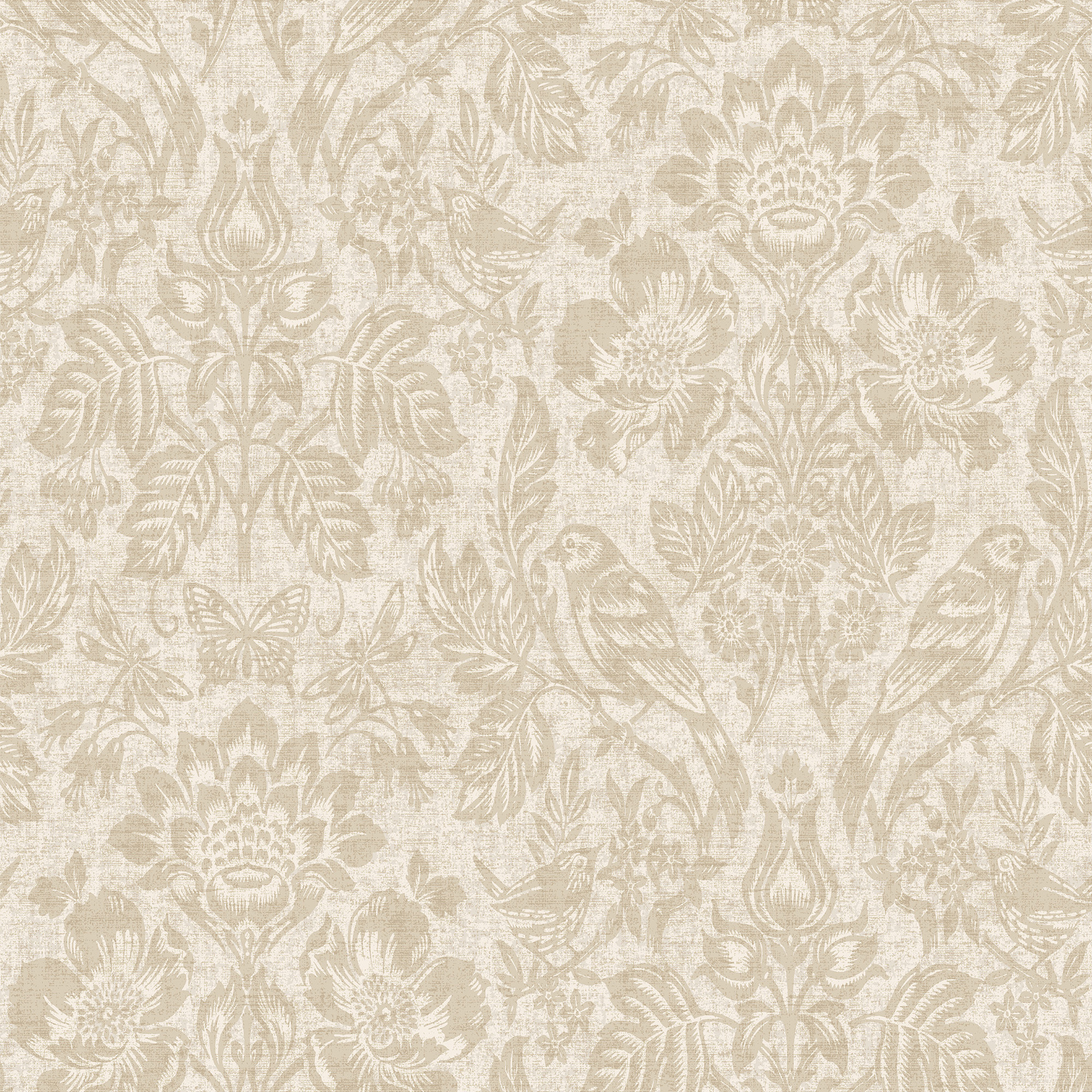 Holden Hawthorn Meadow Neutral Wallpaper - 10m